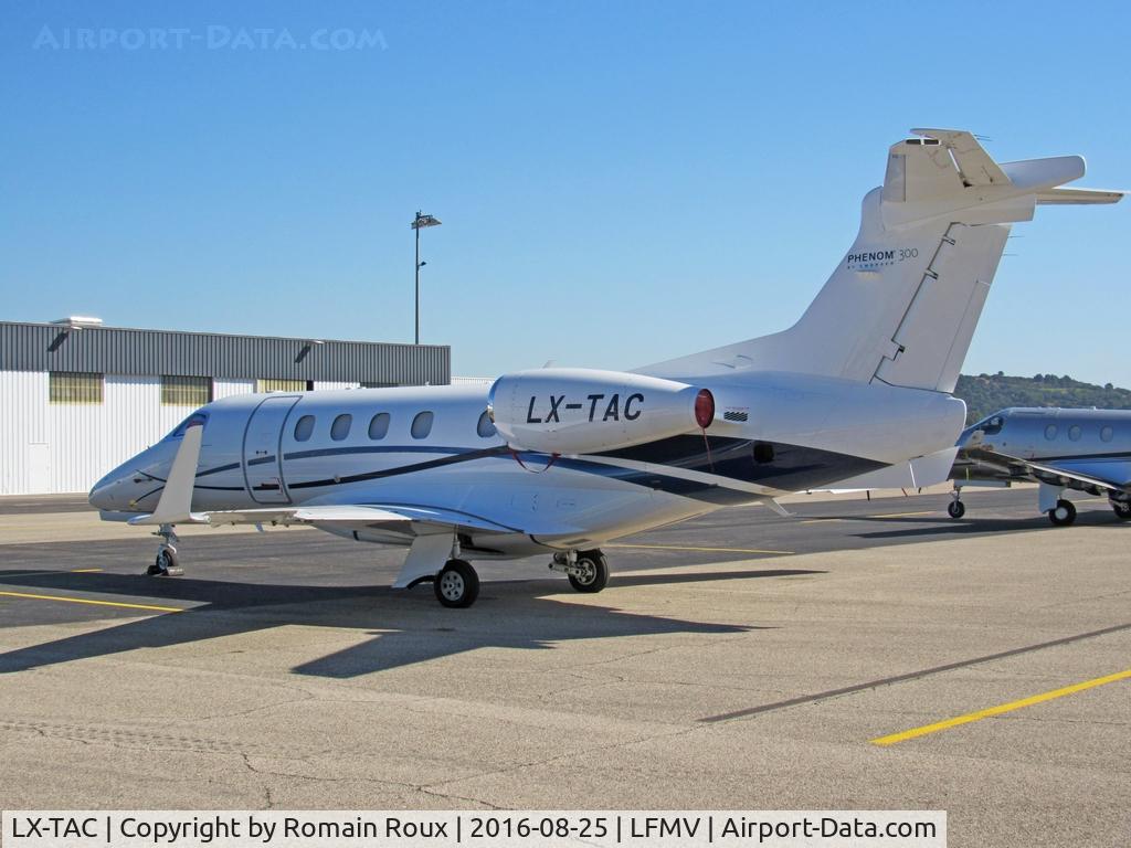 LX-TAC, 2015 Embraer EMB-505 Phenom 300 C/N 50500286, Parked