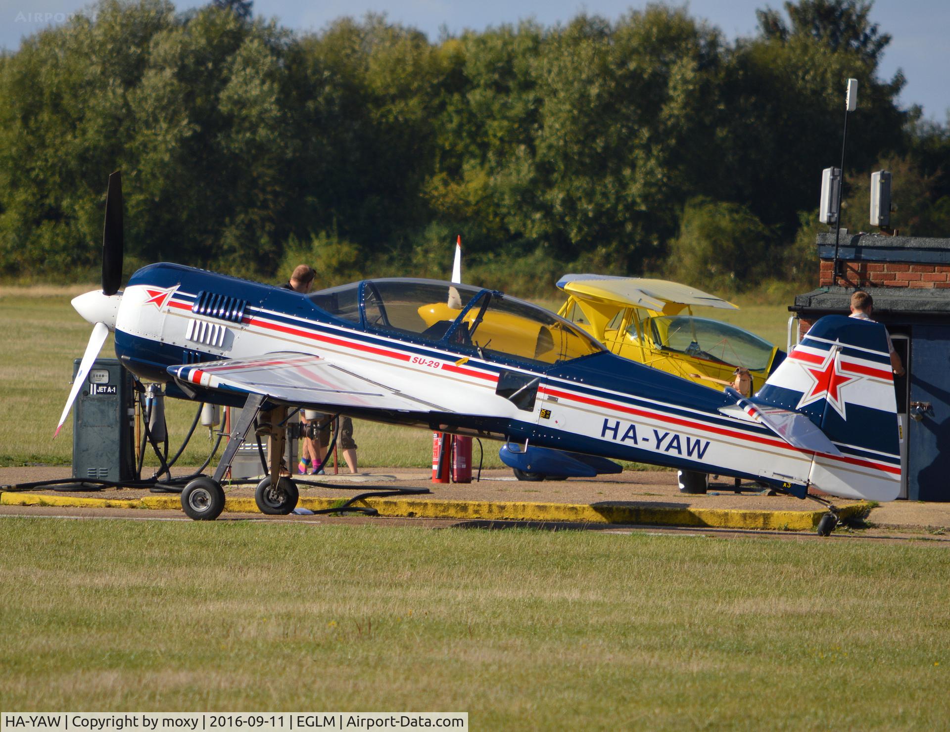 HA-YAW, Sukhoi Su-29 C/N 74-05, Sukhoi SU-29 at White Waltham.