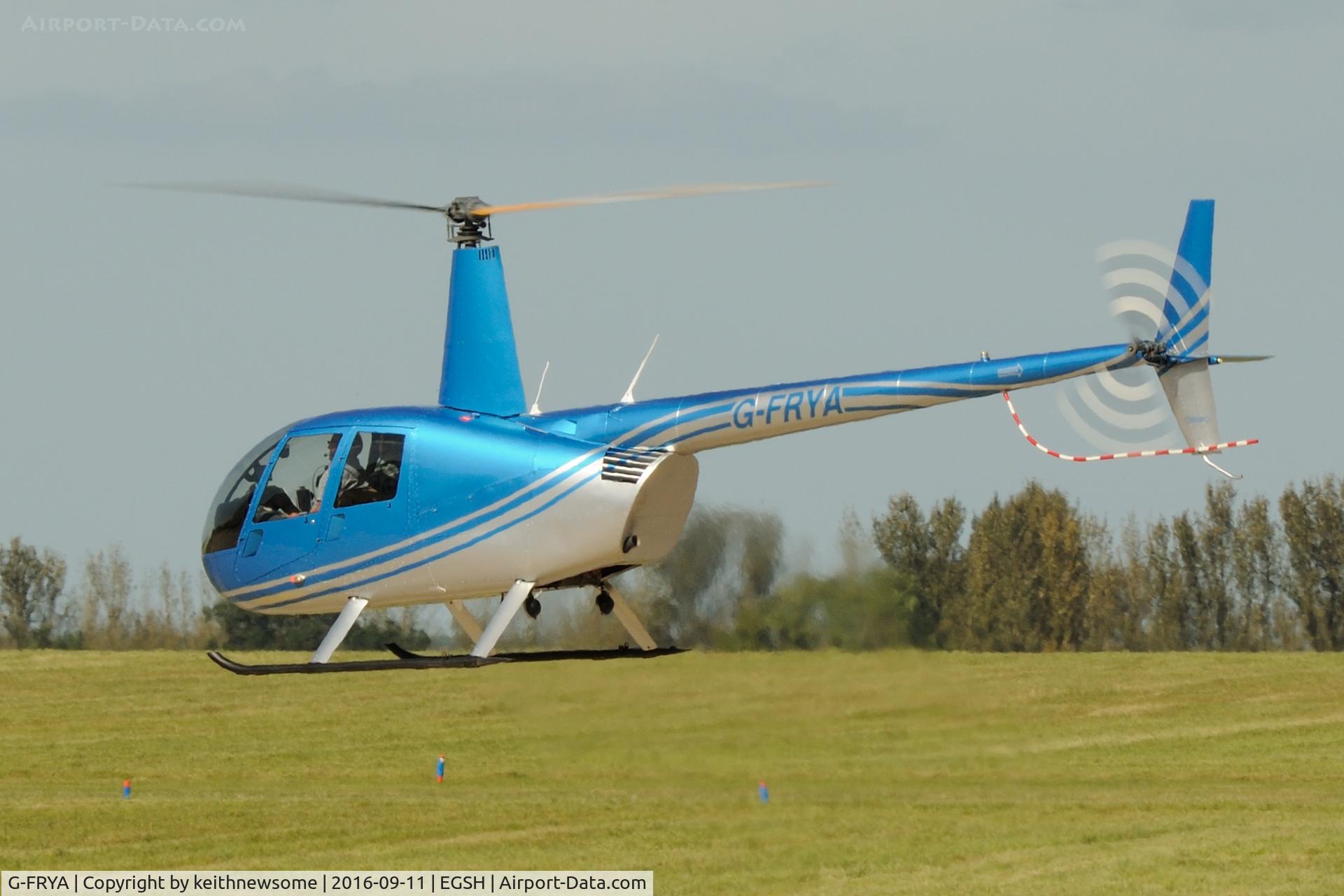 G-FRYA, 2006 Robinson R44 Raven II C/N 11605, New colour scheme.