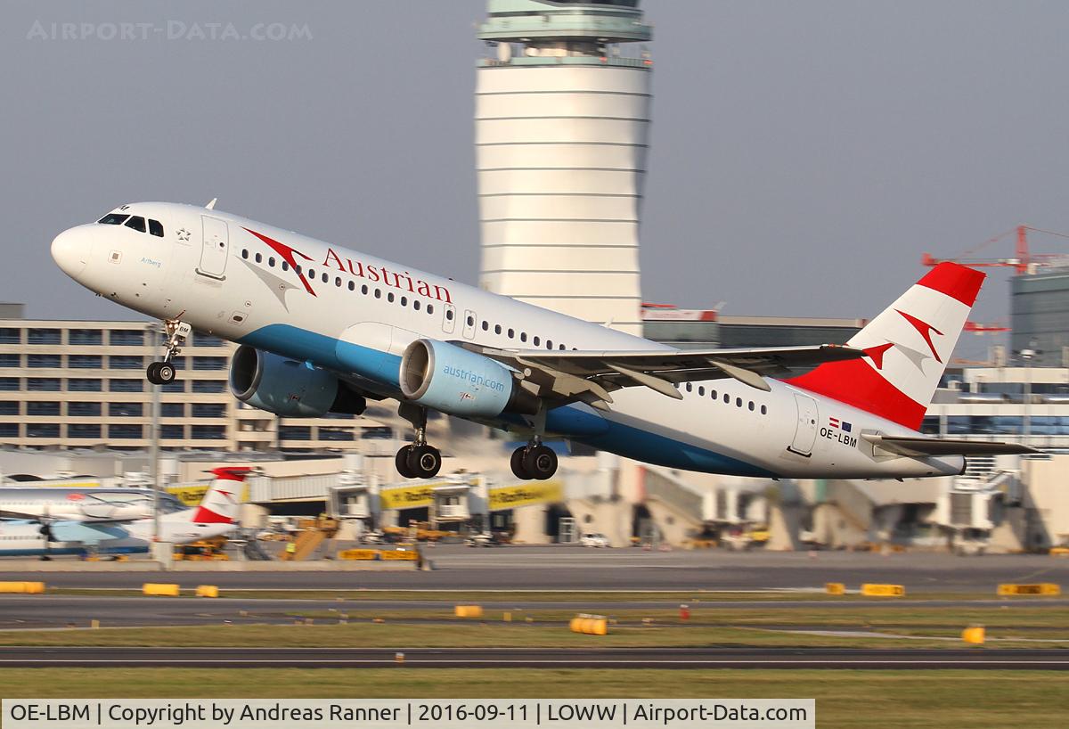 OE-LBM, 2001 Airbus A320-214 C/N 1504, Austrian A320