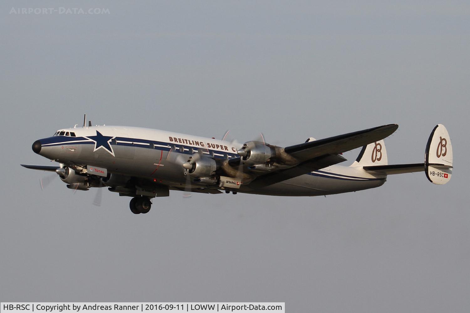 HB-RSC, 1955 Lockheed C-121C Super Constellation (L-1049F) C/N 1049F-4175, SCFA Lockheed C-121C Super Constellation