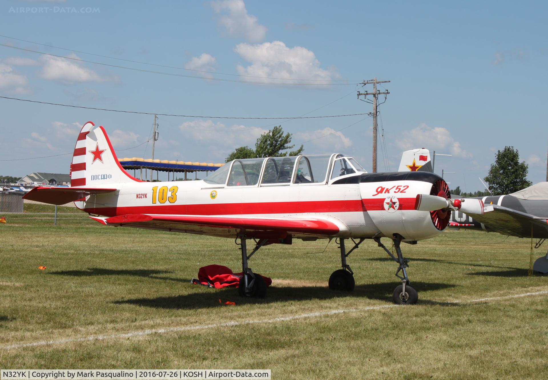 N32YK, 1986 Yakovlev Yak-52 C/N 866907, YAK-52