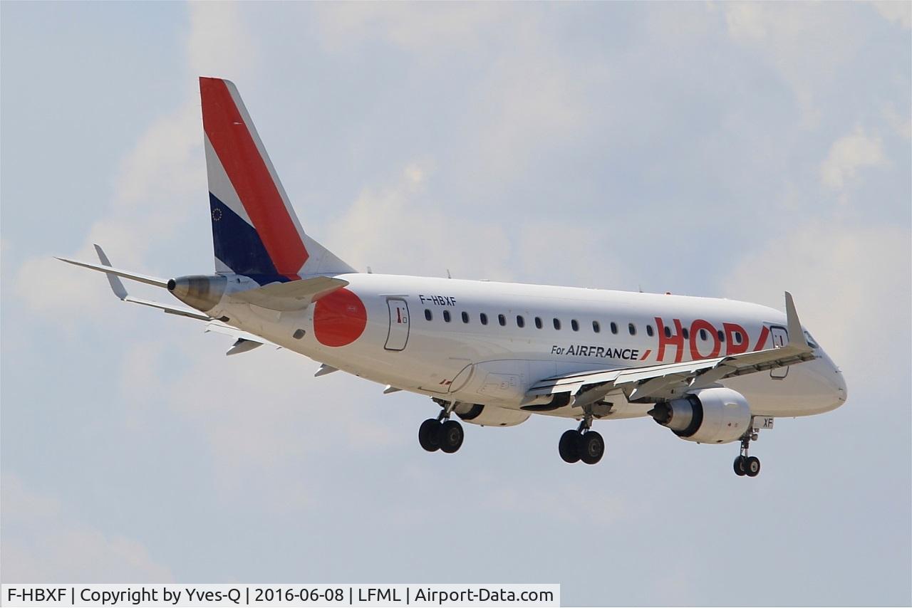 F-HBXF, 2009 Embraer 170ST (ERJ-170-100ST) C/N 17000292, Embraer ERJ-170ST, On final rwy 31R, Marseille-Provence Airport (LFML-MRS)