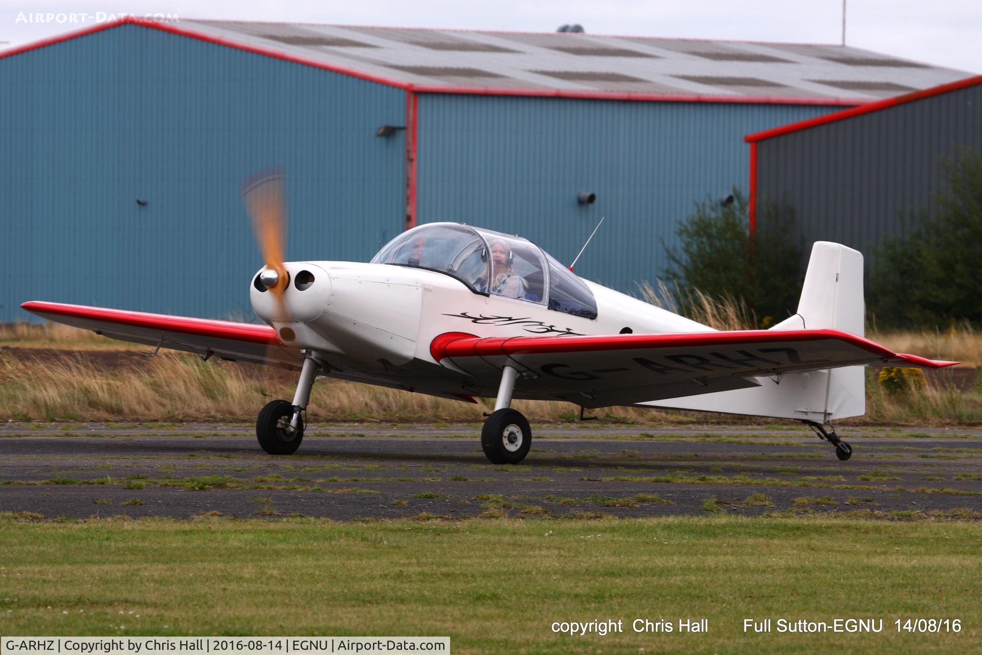 G-ARHZ, 1961 Rollason Druine D-62 Condor C/N PFA 247, at the LAA Vale of York Strut fly-in, Full Sutton