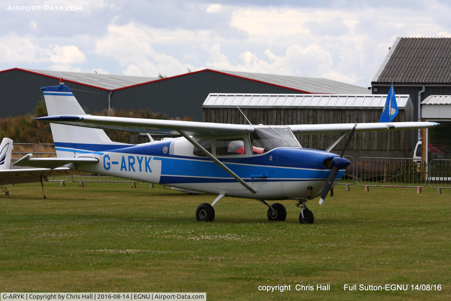 G-ARYK, 1962 Cessna 172C Skyhawk C/N 17249288, at the LAA Vale of York Strut fly-in, Full Sutton