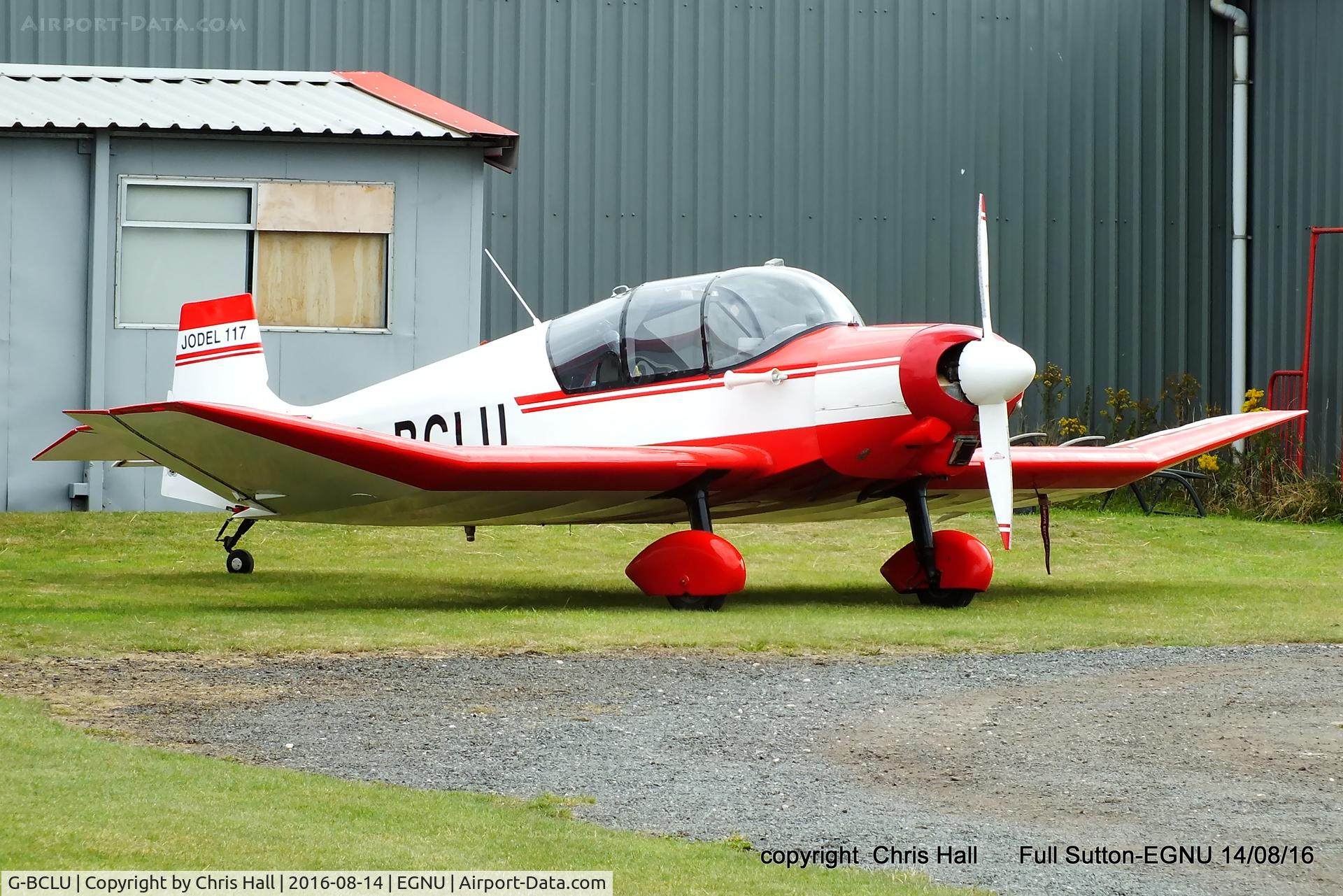 G-BCLU, 1957 SAN Jodel D-117 C/N 506, at the LAA Vale of York Strut fly-in, Full Sutton