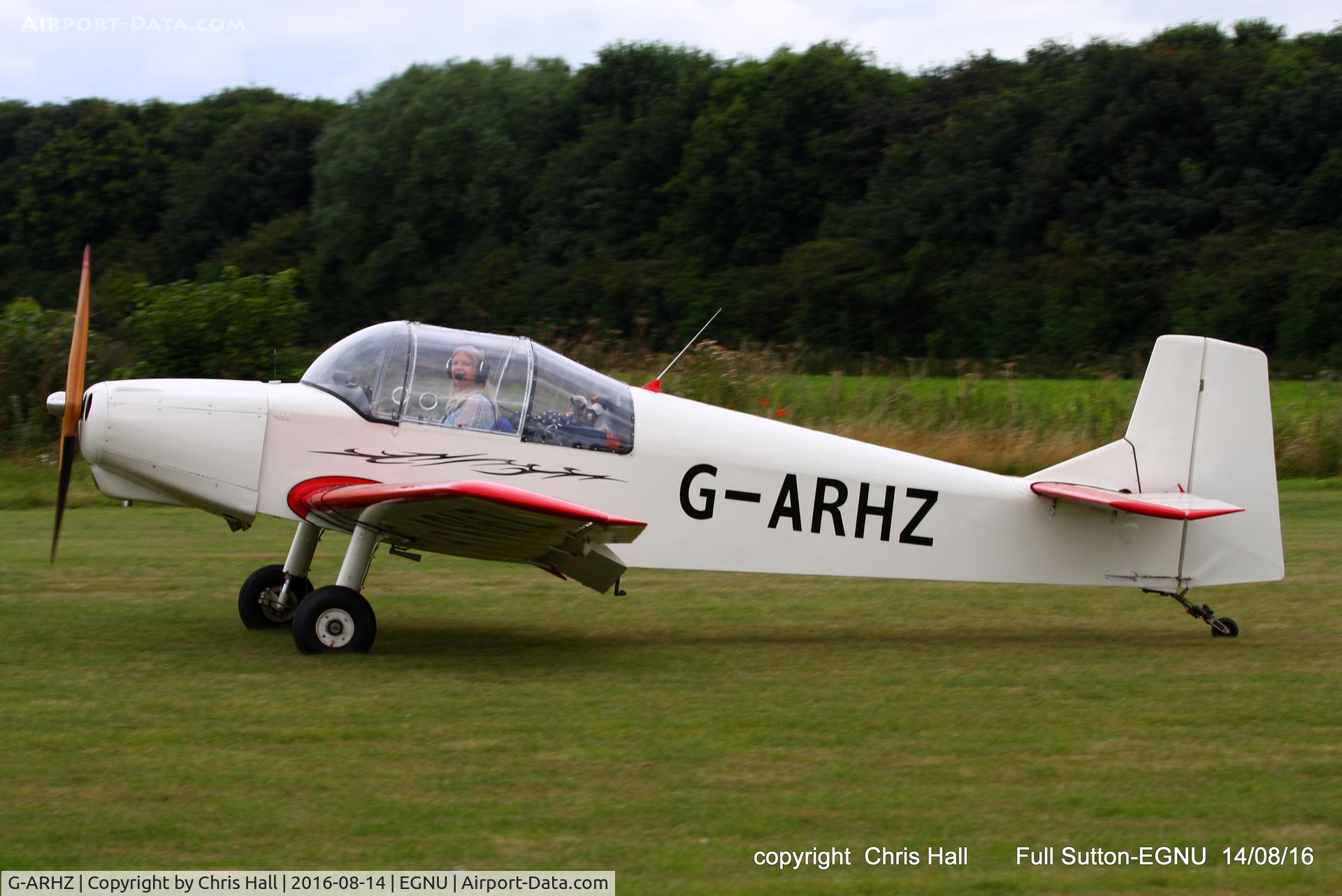 G-ARHZ, 1961 Rollason Druine D-62 Condor C/N PFA 247, at the LAA Vale of York Strut fly-in, Full Sutton