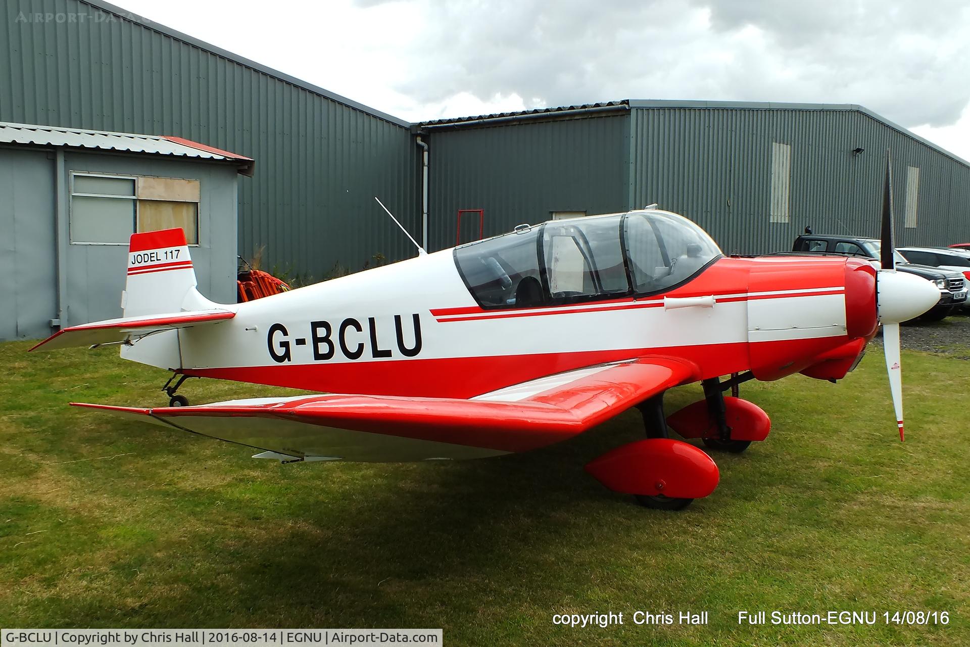G-BCLU, 1957 SAN Jodel D-117 C/N 506, at the LAA Vale of York Strut fly-in, Full Sutton