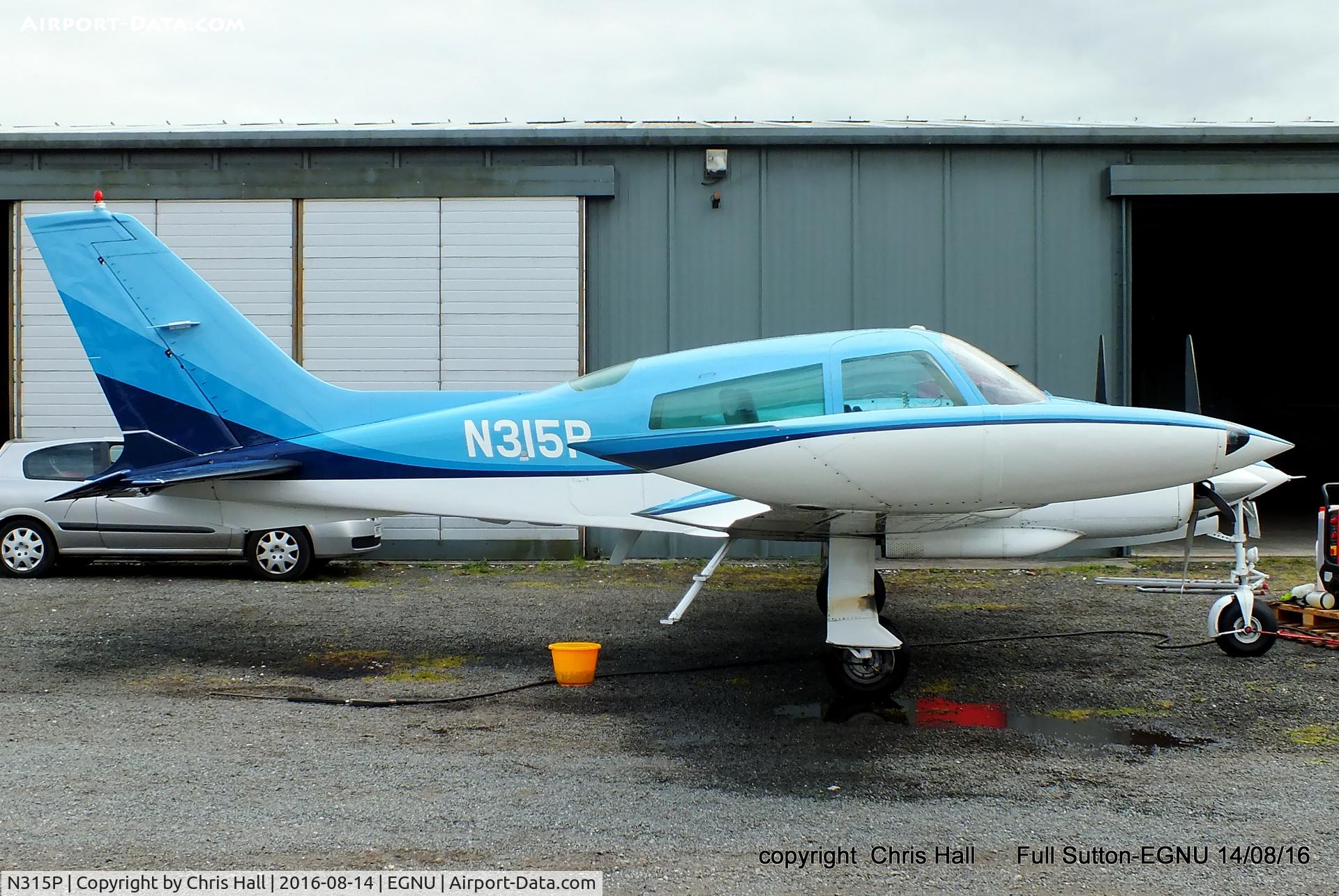 N315P, 1973 Cessna 310Q C/N 310Q0811, at the LAA Vale of York Strut fly-in, Full Sutton