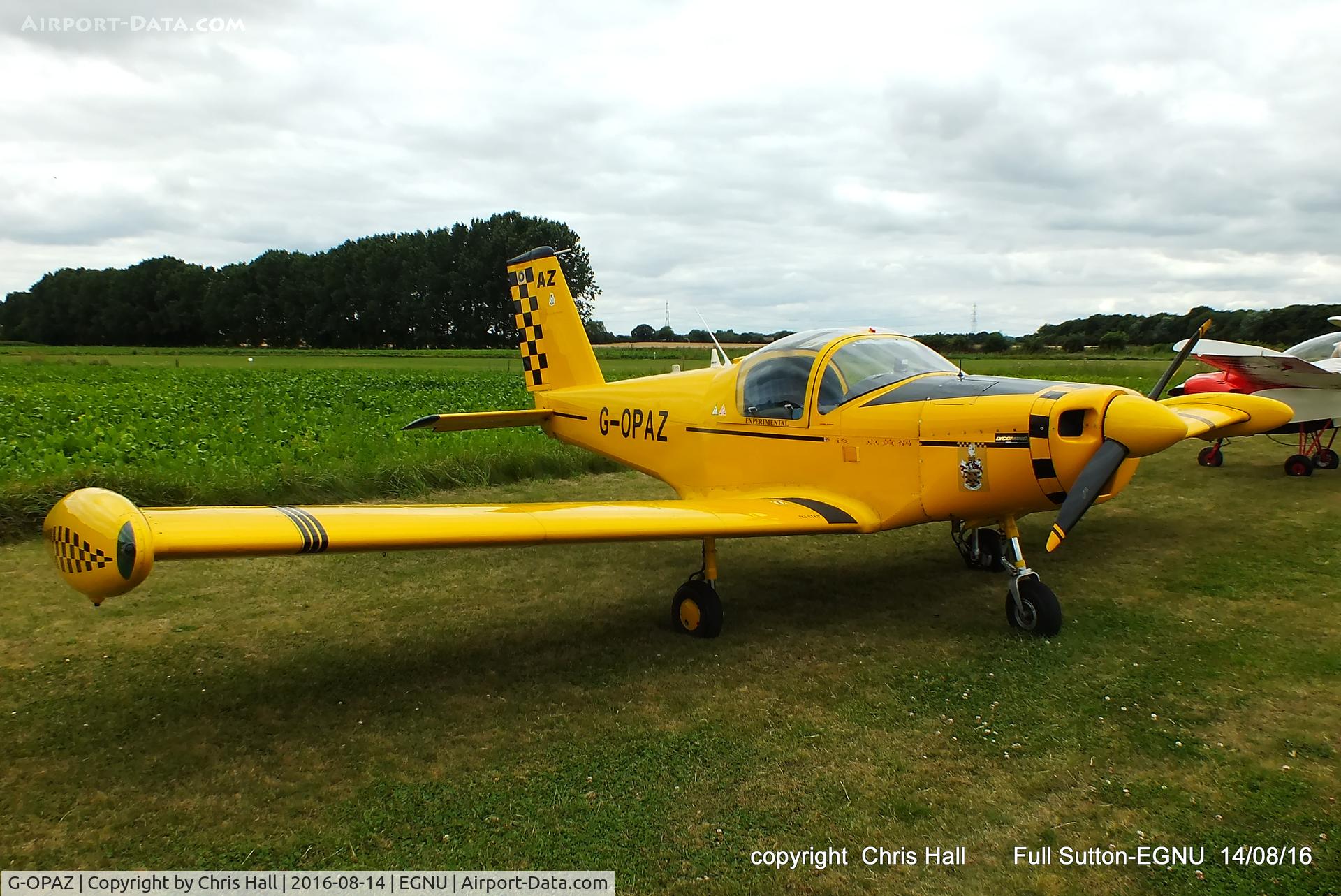 G-OPAZ, 2001 Pazmany PL-2 C/N PFA 069-10673, at the LAA Vale of York Strut fly-in, Full Sutton