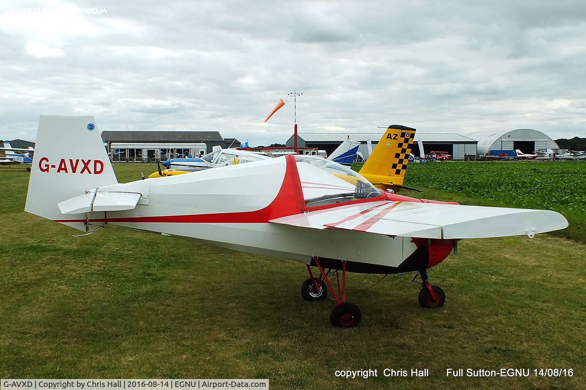 G-AVXD, 1967 Slingsby T.66 Nipper 3 C/N S109, at the LAA Vale of York Strut fly-in, Full Sutton