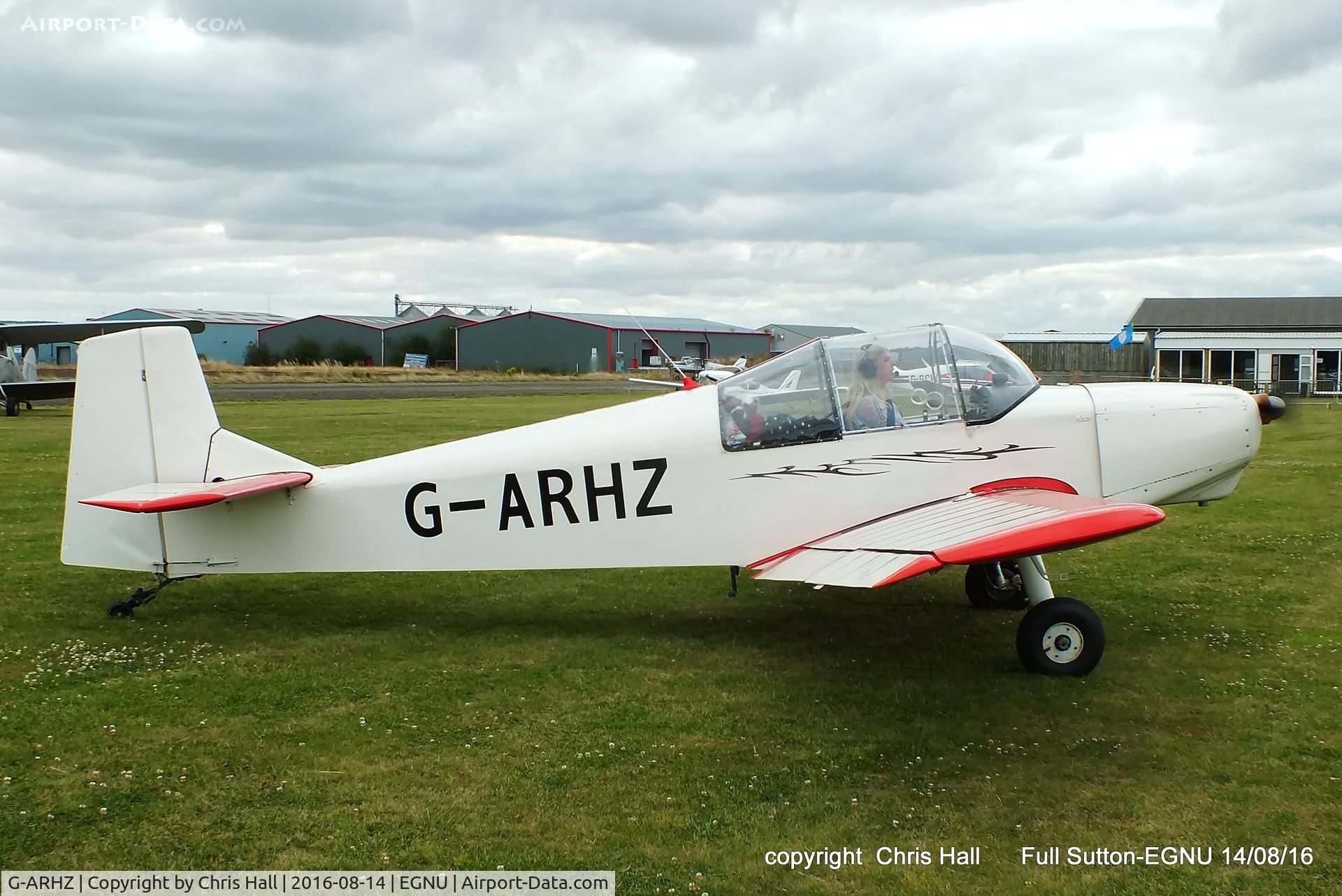 G-ARHZ, 1961 Rollason Druine D-62 Condor C/N PFA 247, at the LAA Vale of York Strut fly-in, Full Sutton