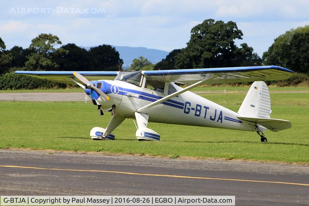 G-BTJA, 1947 Luscombe 8E Silvaire C/N 5037, Visiting aircraft.EX:-N2310K,NC2310K.