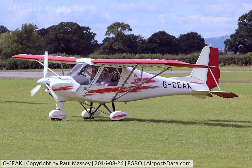 G-CEAK, 2006 Comco Ikarus C42 FB80 C/N 0606-6826, Barton Heritage Flying Group.