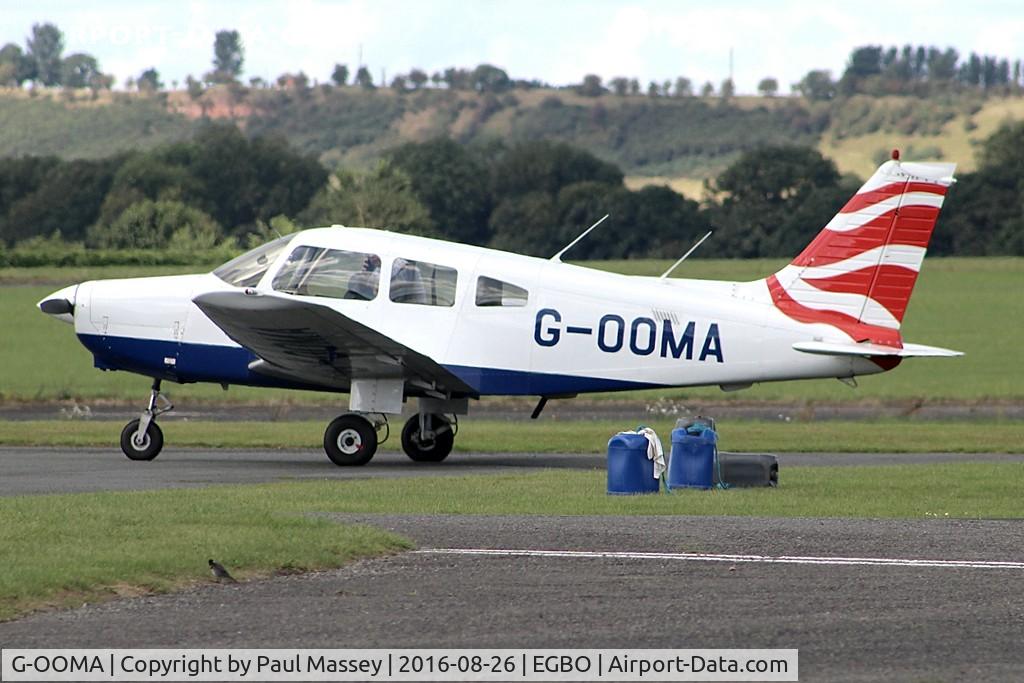G-OOMA, 1981 Piper PA-28-161 Cherokee Warrior II C/N 28-8116030, Visiting aircraft.EX:-G-BRBB,N8260W.