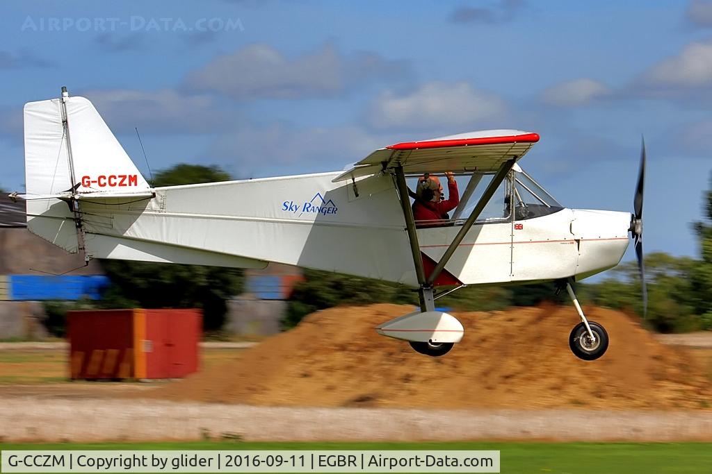 G-CCZM, 2004 Skyranger 912S(1) C/N BMAA/HB/372, Challenging conditions on the day
