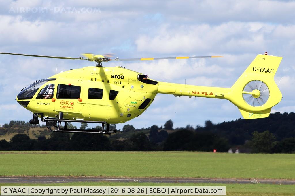 G-YAAC, 2016 Airbus Helicopters H-145 (BK-117D-2) C/N 20084, Performing training exercises before going into service with the Yorkshire Air Ambulance Service sometime in September 2016.