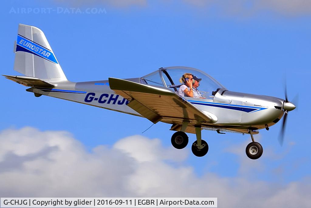 G-CHJG, 2012 Cosmik EV-97 TeamEurostar UK C/N 3938, Never far from a mobile!