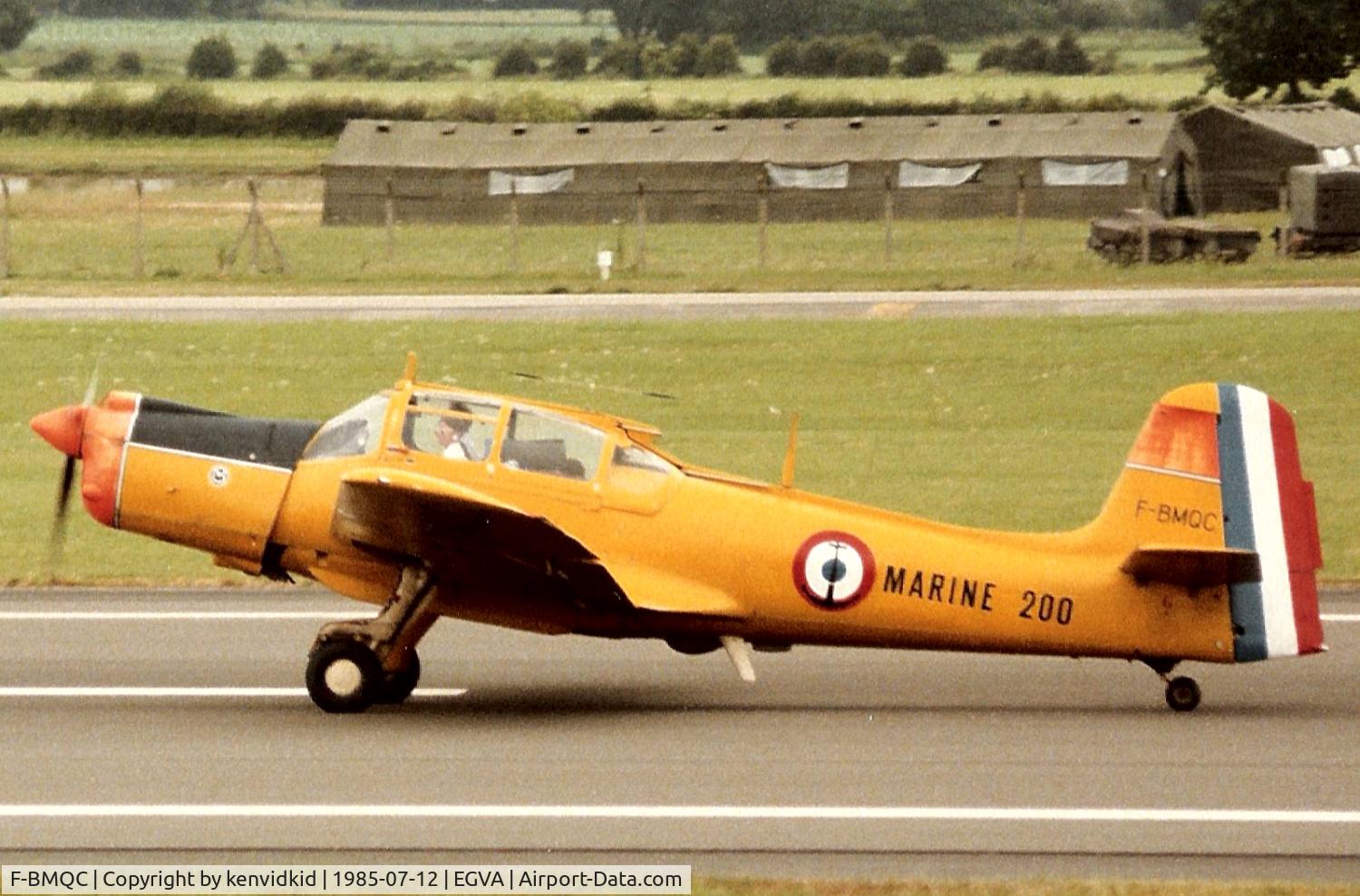 F-BMQC, Morane-Saulnier MS-733 Alcyon C/N 200, Private arriving at IAT.