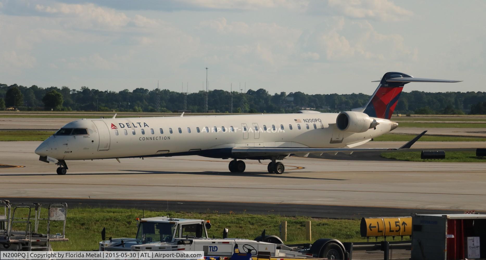 N200PQ, 2008 Bombardier CRJ-900ER (CL-600-2D24) C/N 15200, Delta Connection