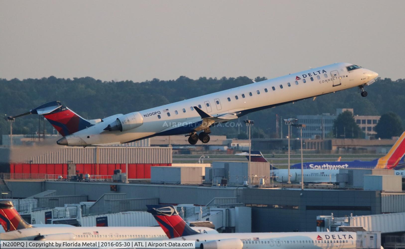 N200PQ, 2008 Bombardier CRJ-900ER (CL-600-2D24) C/N 15200, Delta Connection
