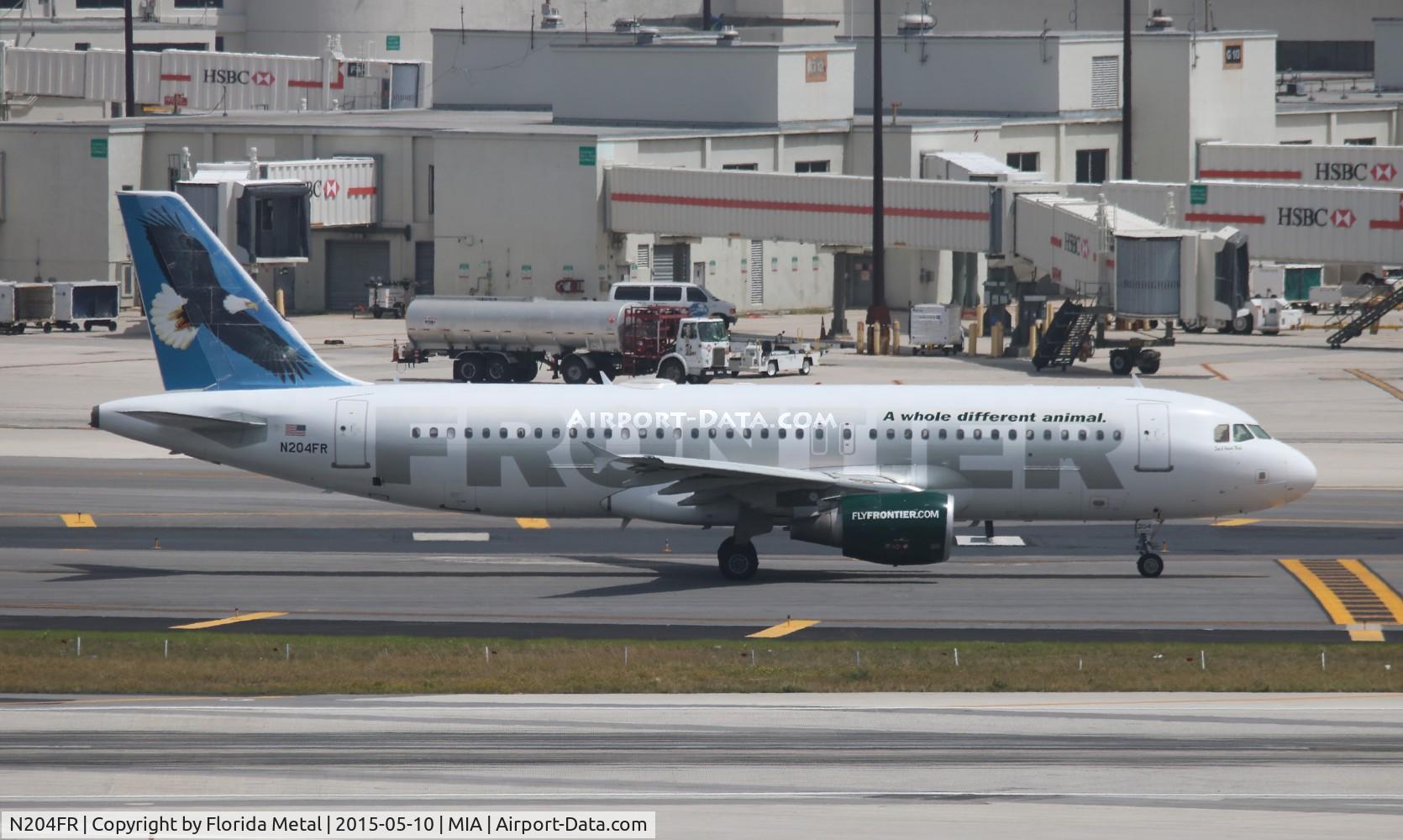 N204FR, 2004 Airbus A320-214 C/N 2325, Freedom the Bald Eagle