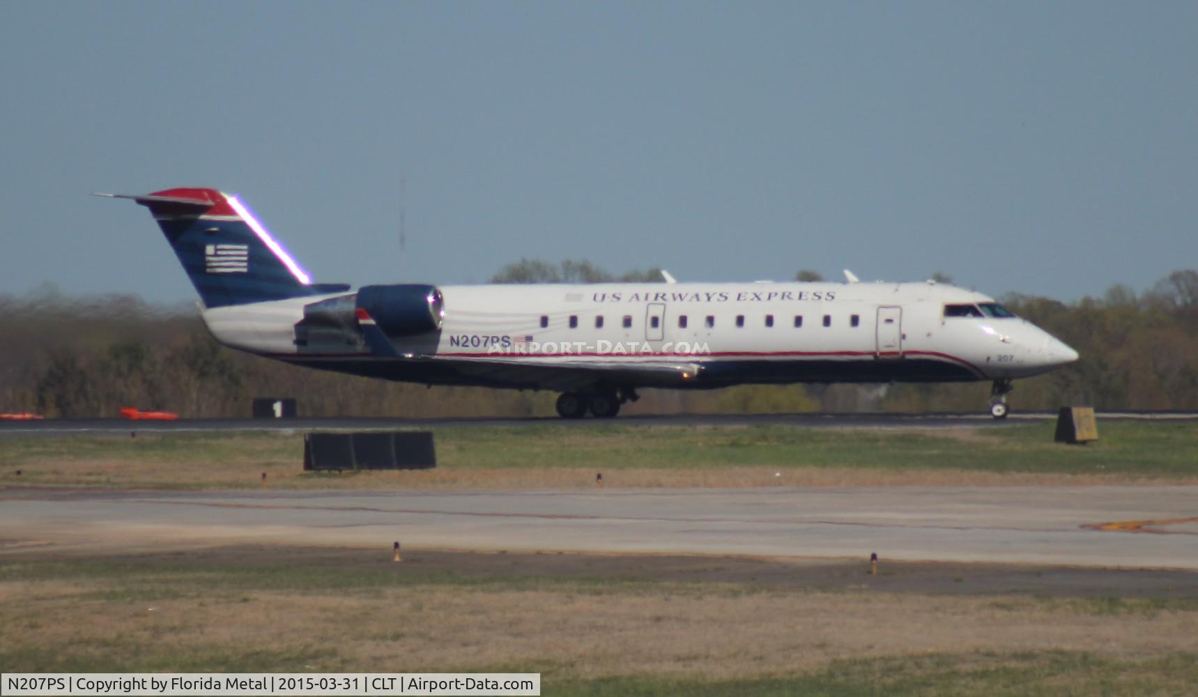 N207PS, 2003 Bombardier CRJ-200ER (CL-600-2B19) C/N 7873, USAirways