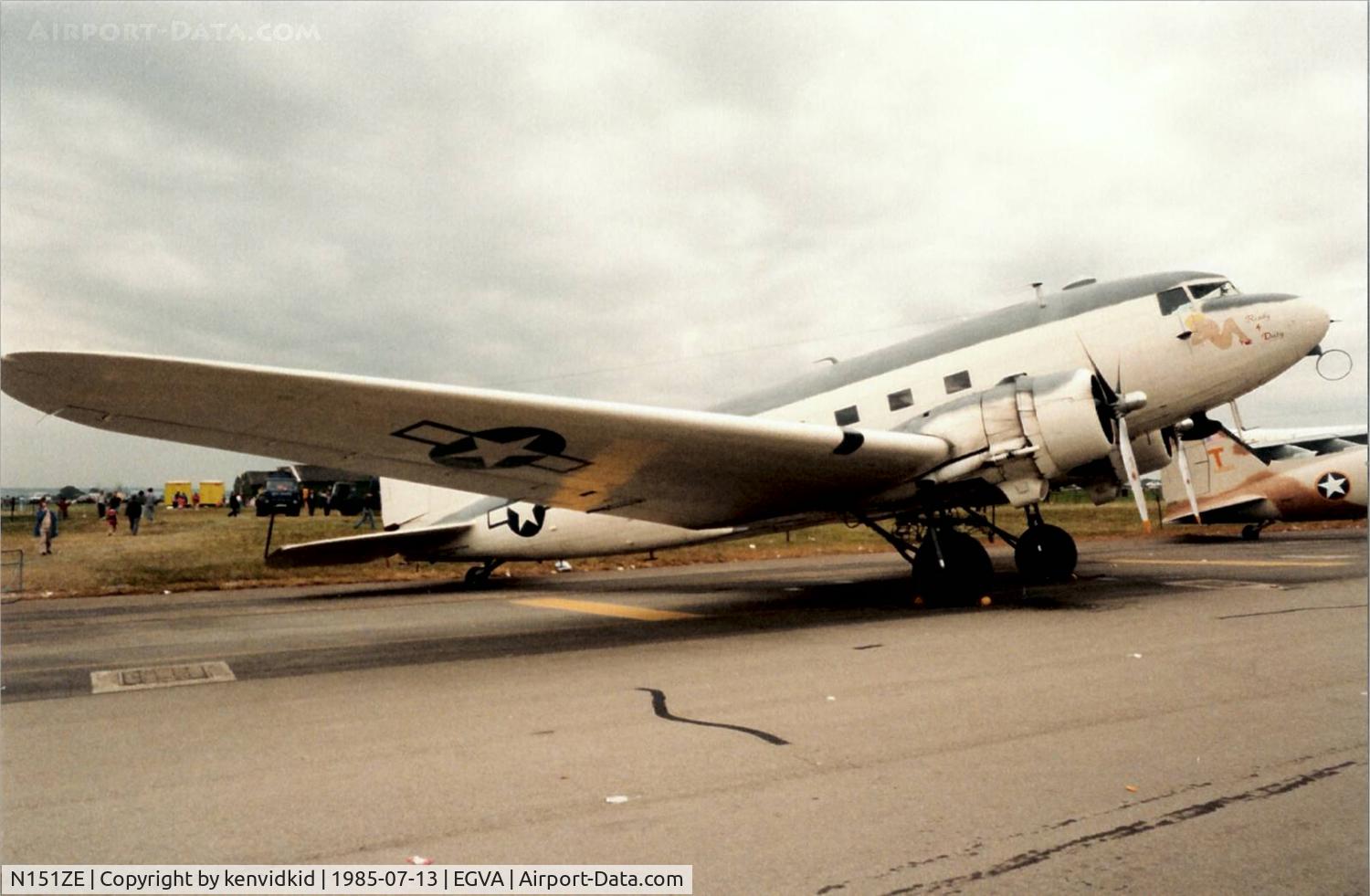 N151ZE, 1944 Douglas DC-3 C/N 50783, American Air Power Heritage Flying Museum on static display at IAT.