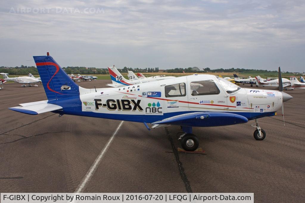 F-GIBX, Piper PA-28-161 Warrior II C/N 2841323, Parked