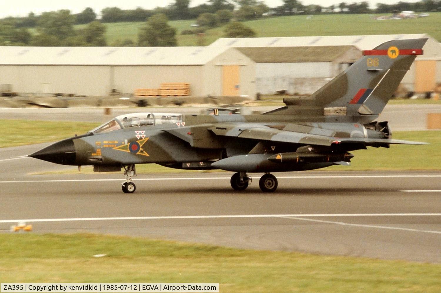 ZA395, 1982 Panavia Tornado GR.1A C/N 192/BS062/3094, Royal Air Force arriving at IAT.