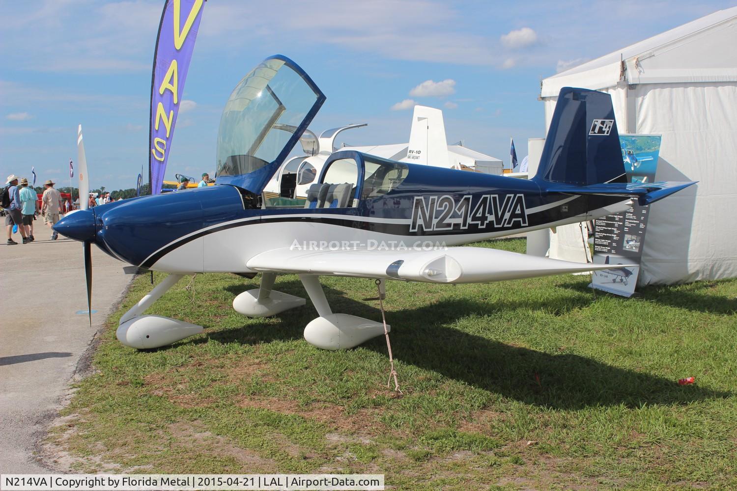 N214VA, 2012 Vans RV-14A C/N 140001, RV-14A