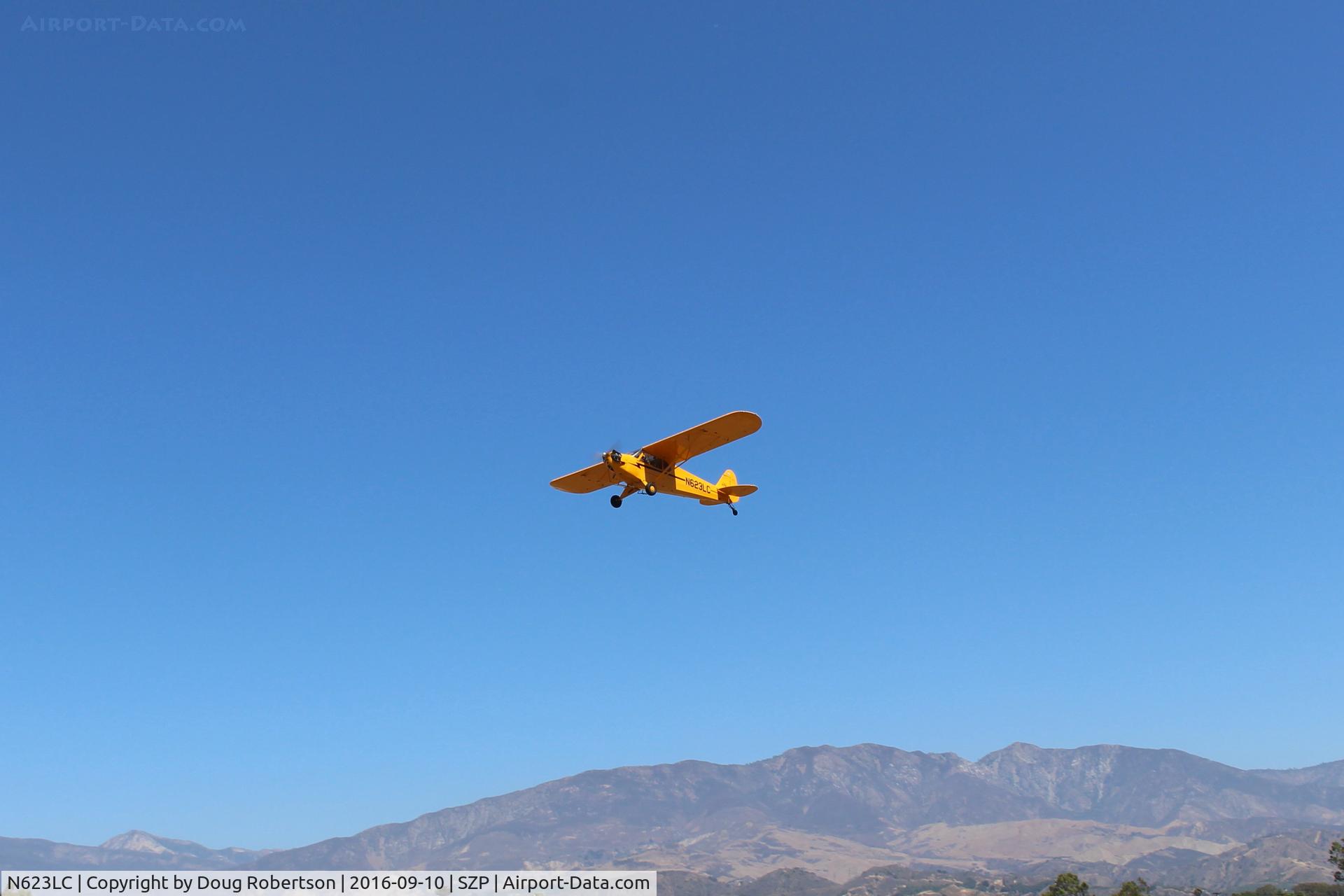 N623LC, 2006 American Legend AL3C-100 C/N AL-1024, 2006 American Legend Aircraft AL3C-100 CUB S-LSA, Continental O-200 100 Hp, open cowl version, takeoff climb Rwy 22