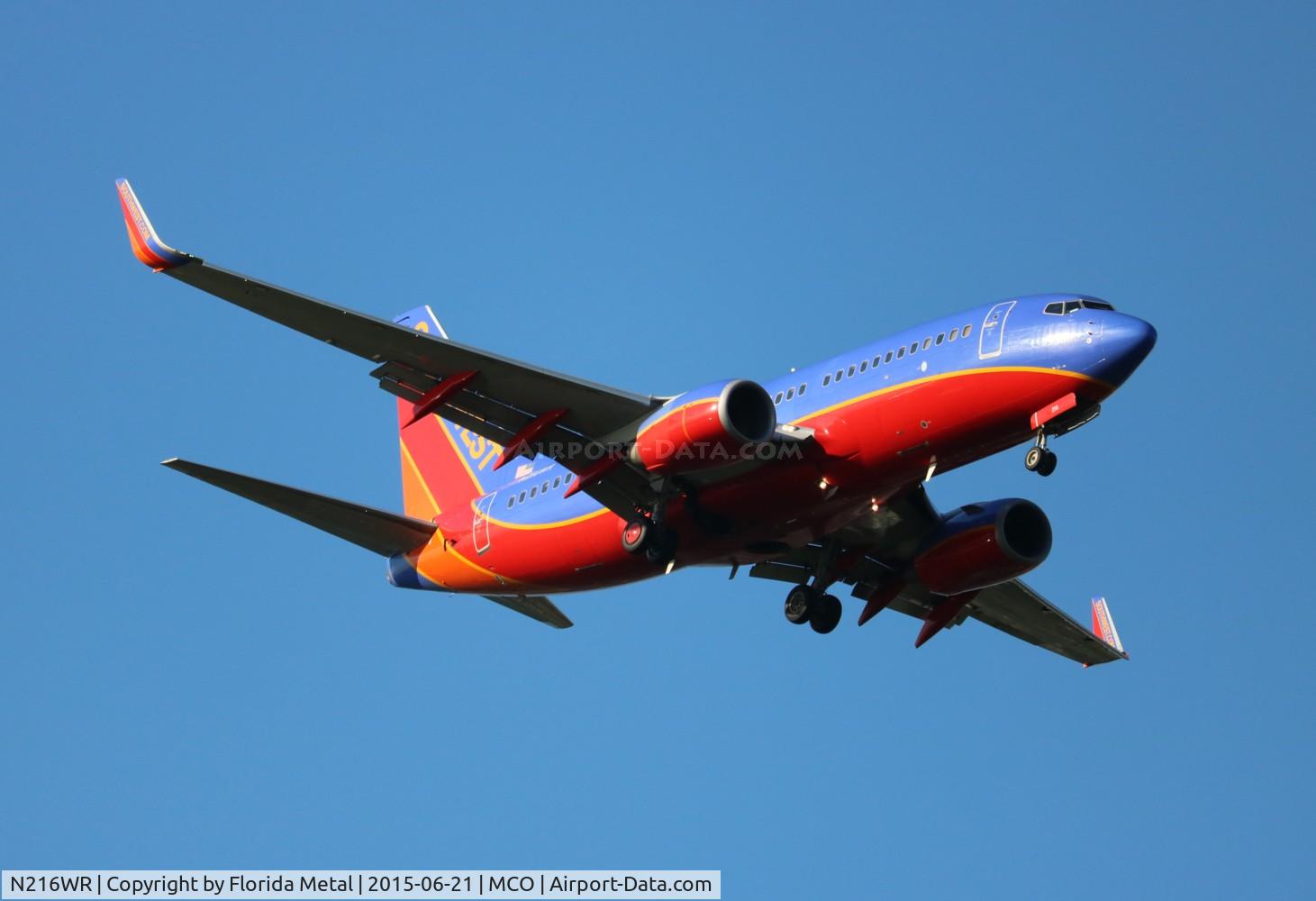 N216WR, 2005 Boeing 737-7H4 C/N 32488, Southwest