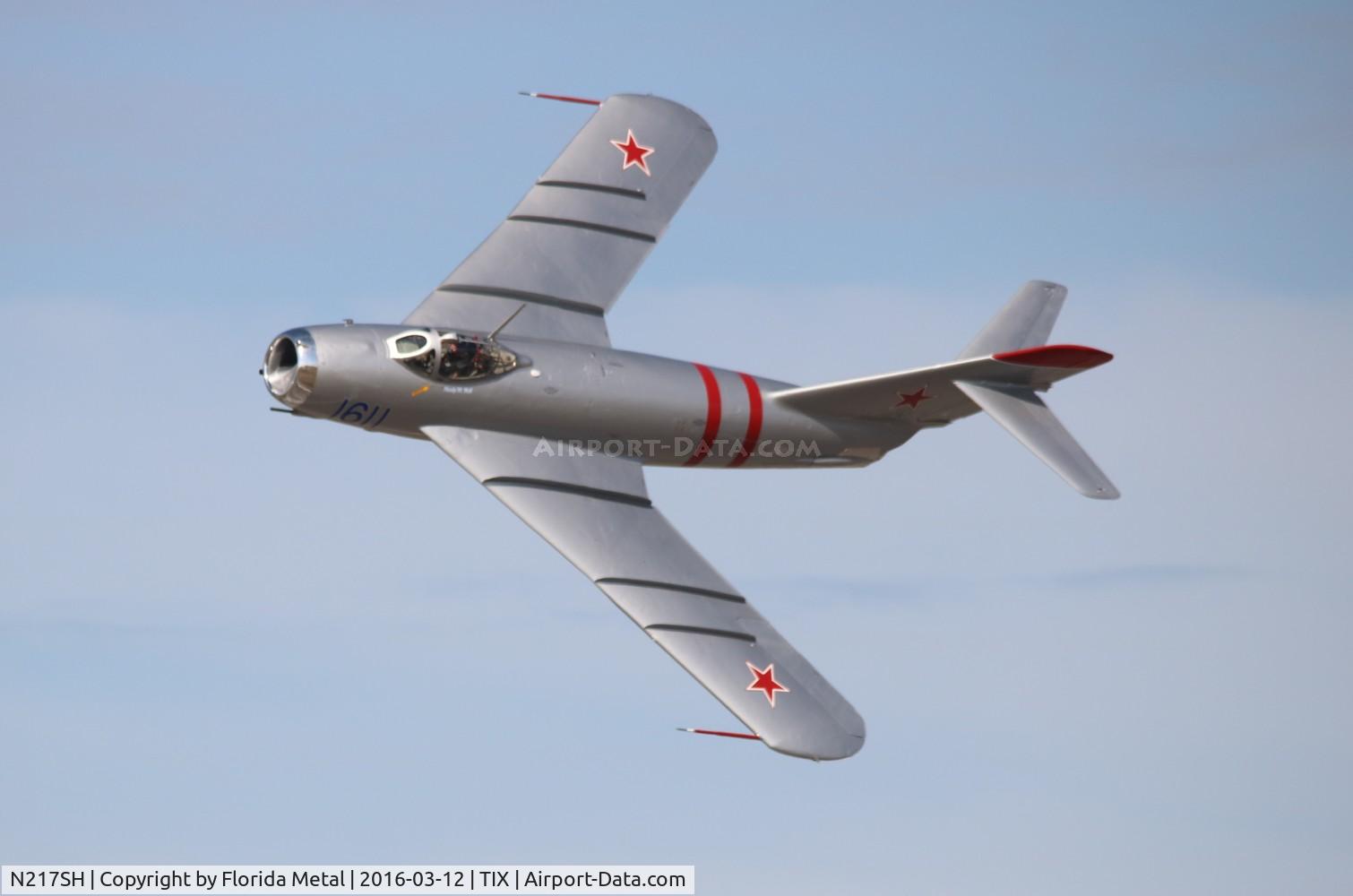 N217SH, 1959 PZL-Mielec Lim-5 (MiG-17F) C/N 1C1611, Mig-17