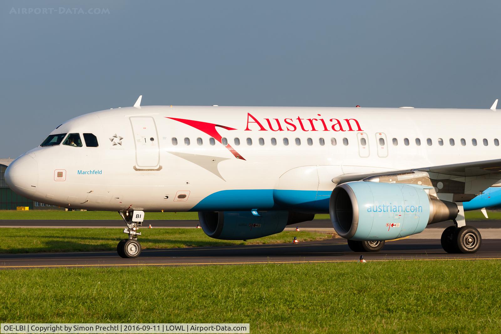 OE-LBI, 2003 Airbus A320-214 C/N 1937, OE-LBI @ Linz Airport