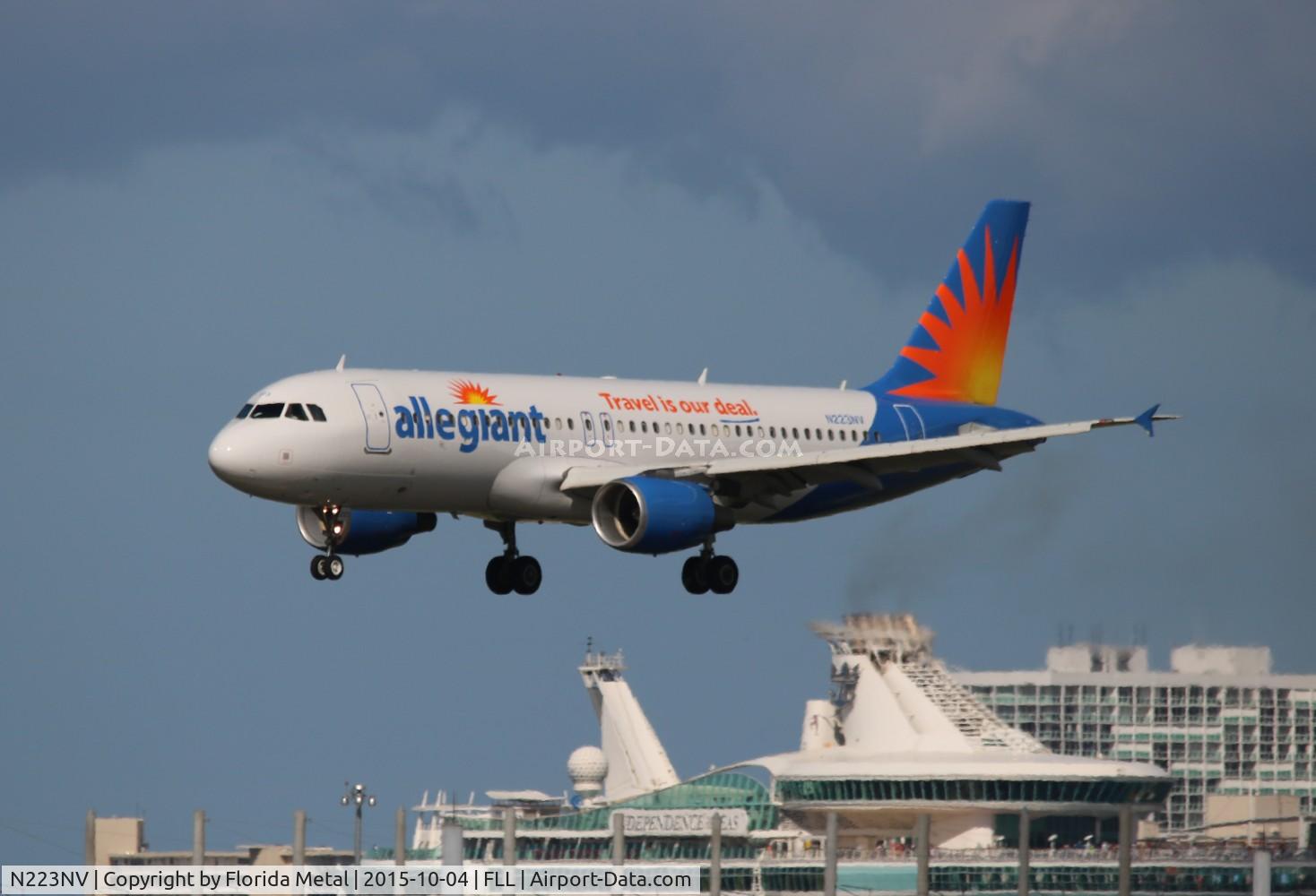 N223NV, 2001 Airbus A320-214 C/N 1540, Allegiant