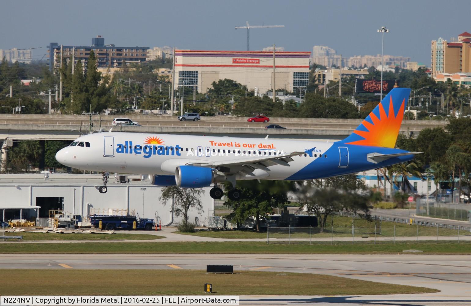 N224NV, Airbus A320-214 C/N 1694, Allegiant