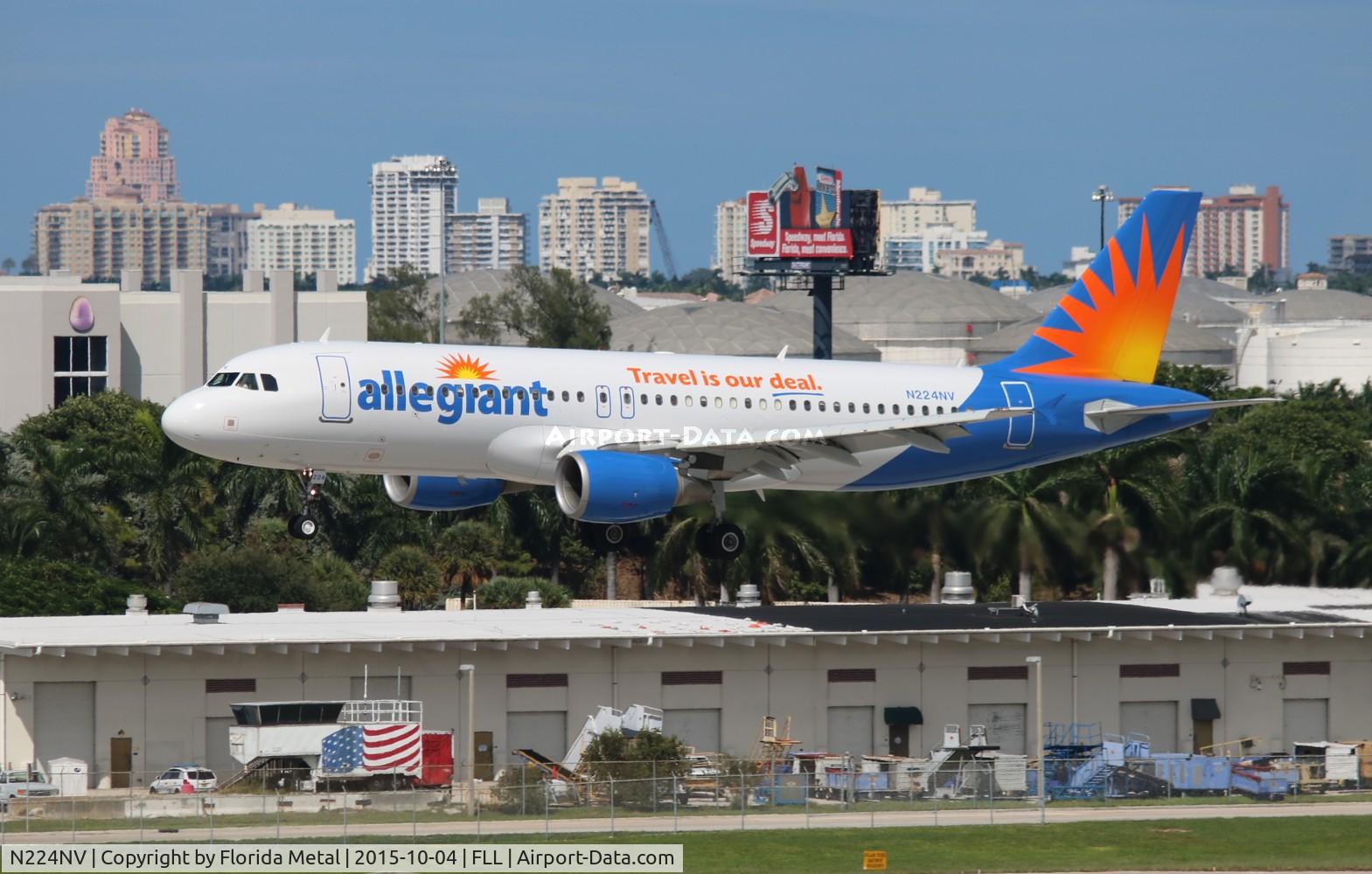N224NV, Airbus A320-214 C/N 1694, Allegiant