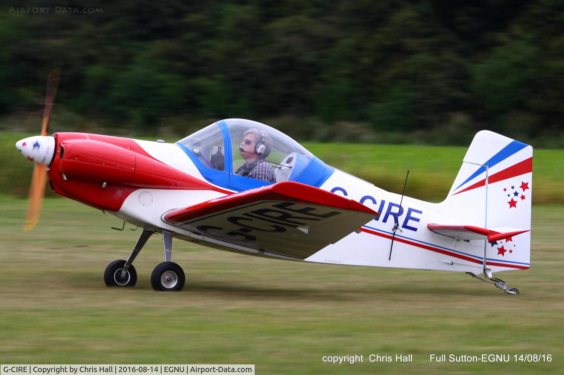 G-CIRE, 2015 Corby CJ-1 Starlet C/N LAA 134-14806, at the LAA Vale of York Strut fly-in, Full Sutton