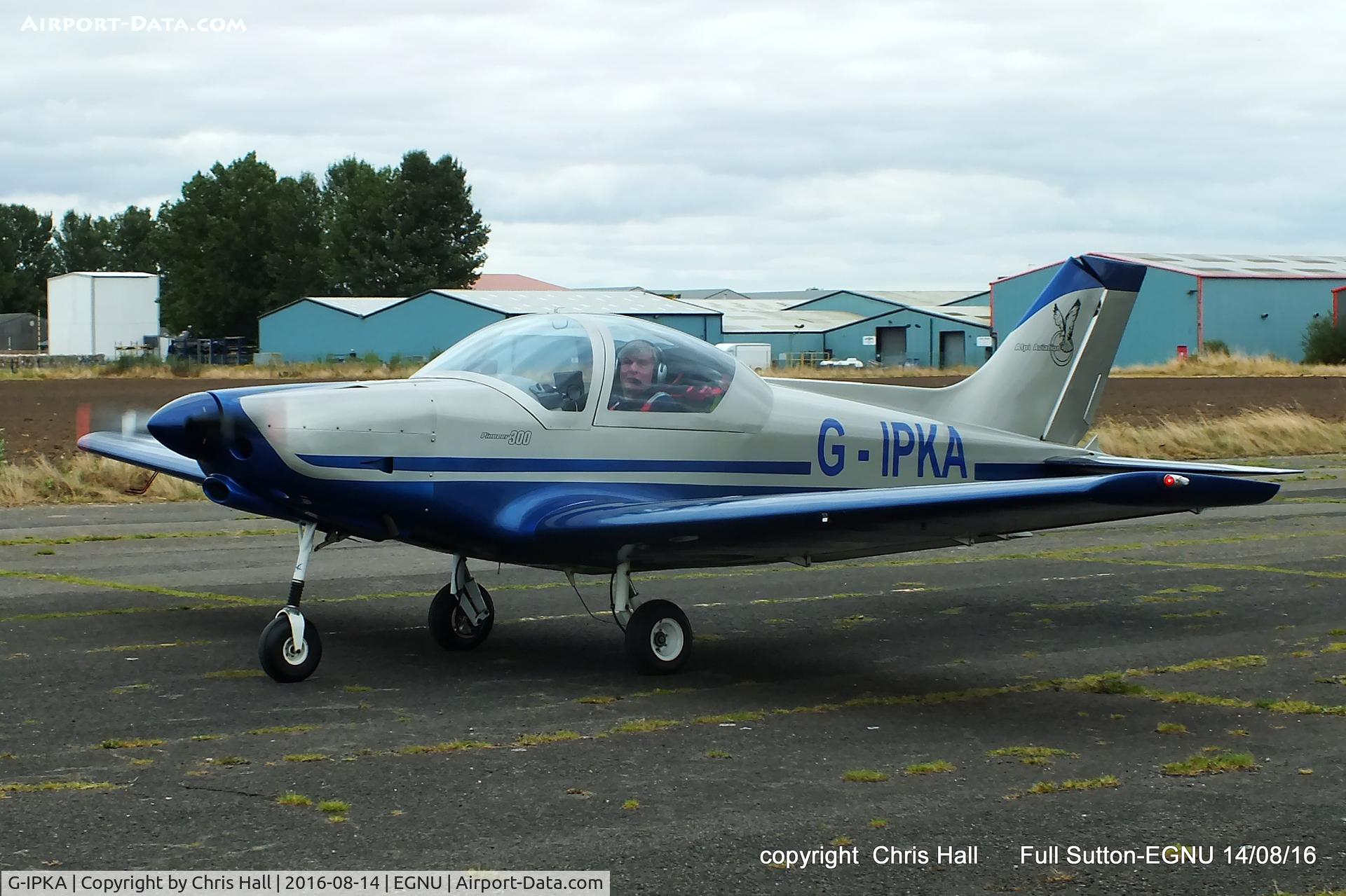 G-IPKA, 2005 Alpi Aviation Pioneer 300 C/N PFA 330-14355, at the LAA Vale of York Strut fly-in, Full Sutton
