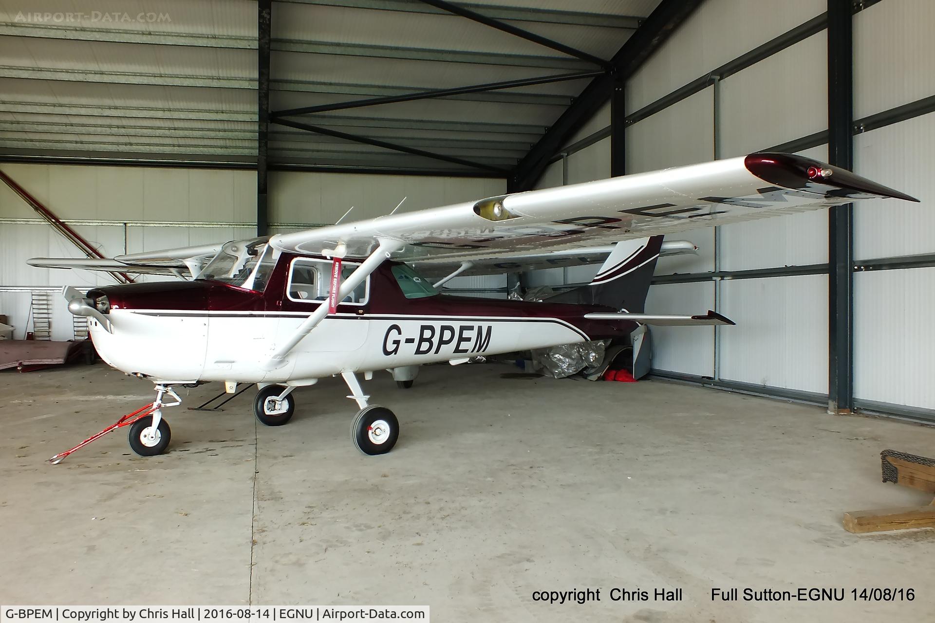 G-BPEM, 1970 Cessna 150K C/N 150-71707, at the LAA Vale of York Strut fly-in, Full Sutton