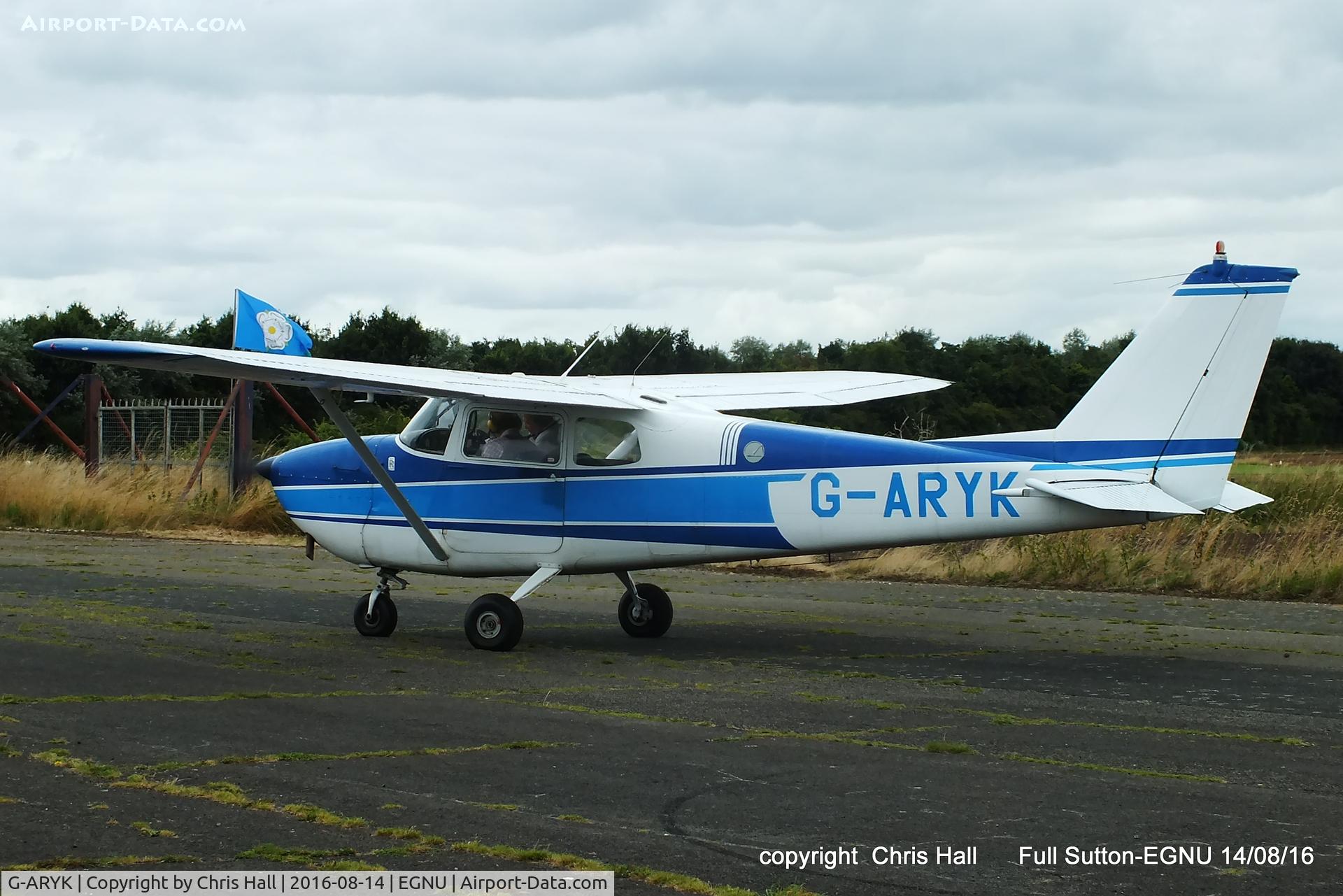 G-ARYK, 1962 Cessna 172C Skyhawk C/N 17249288, at the LAA Vale of York Strut fly-in, Full Sutton