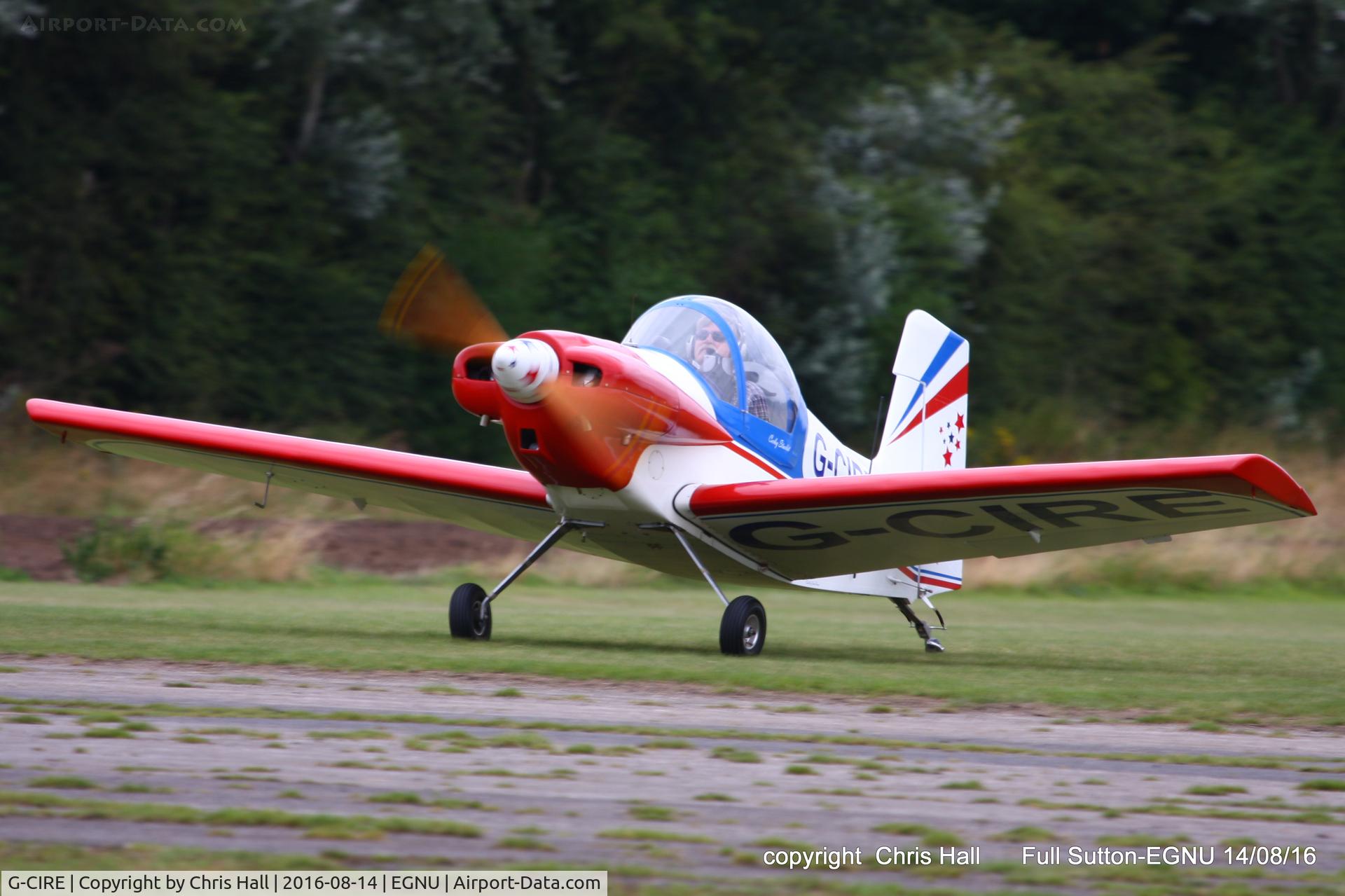 G-CIRE, 2015 Corby CJ-1 Starlet C/N LAA 134-14806, at the LAA Vale of York Strut fly-in, Full Sutton