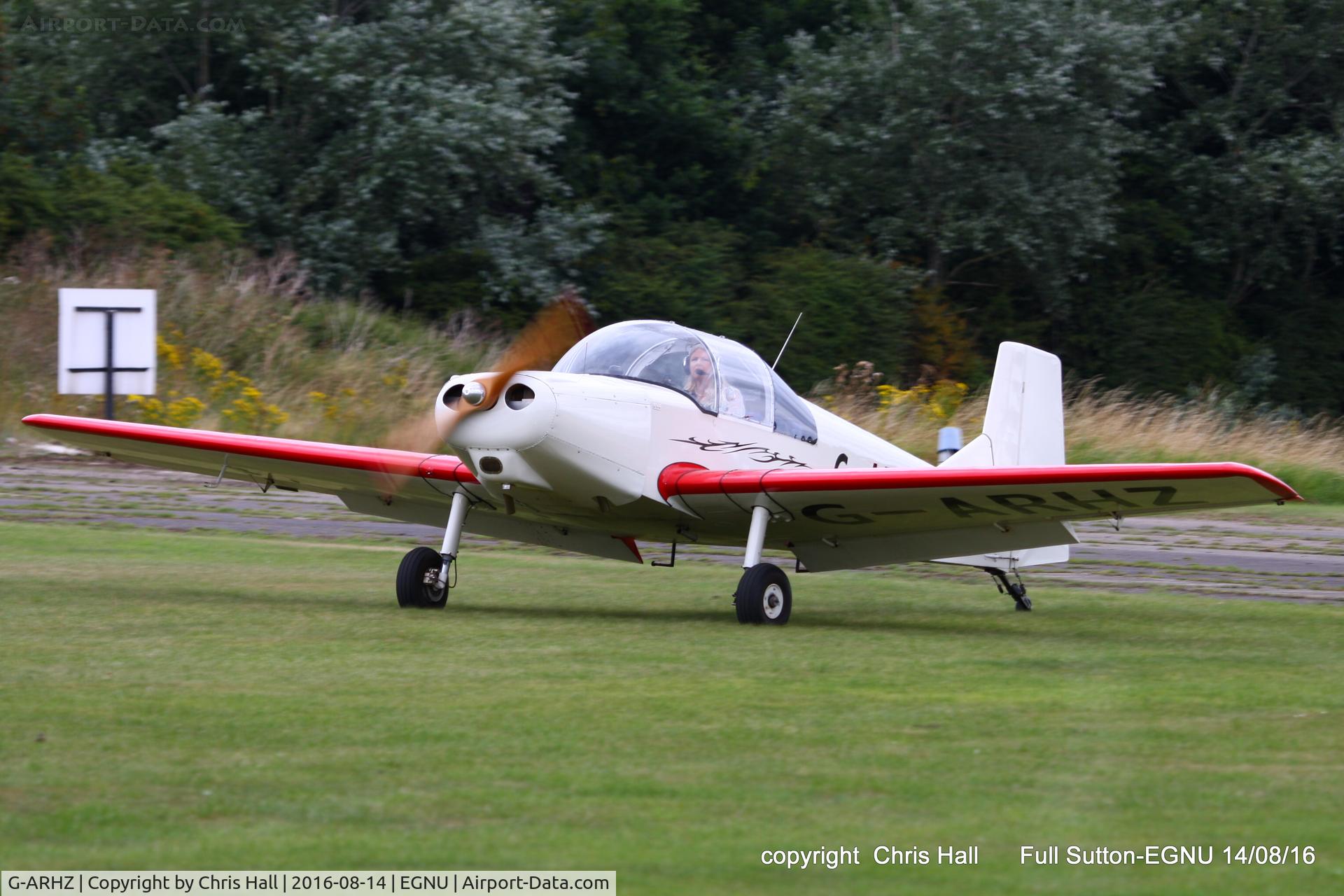 G-ARHZ, 1961 Rollason Druine D-62 Condor C/N PFA 247, at the LAA Vale of York Strut fly-in, Full Sutton