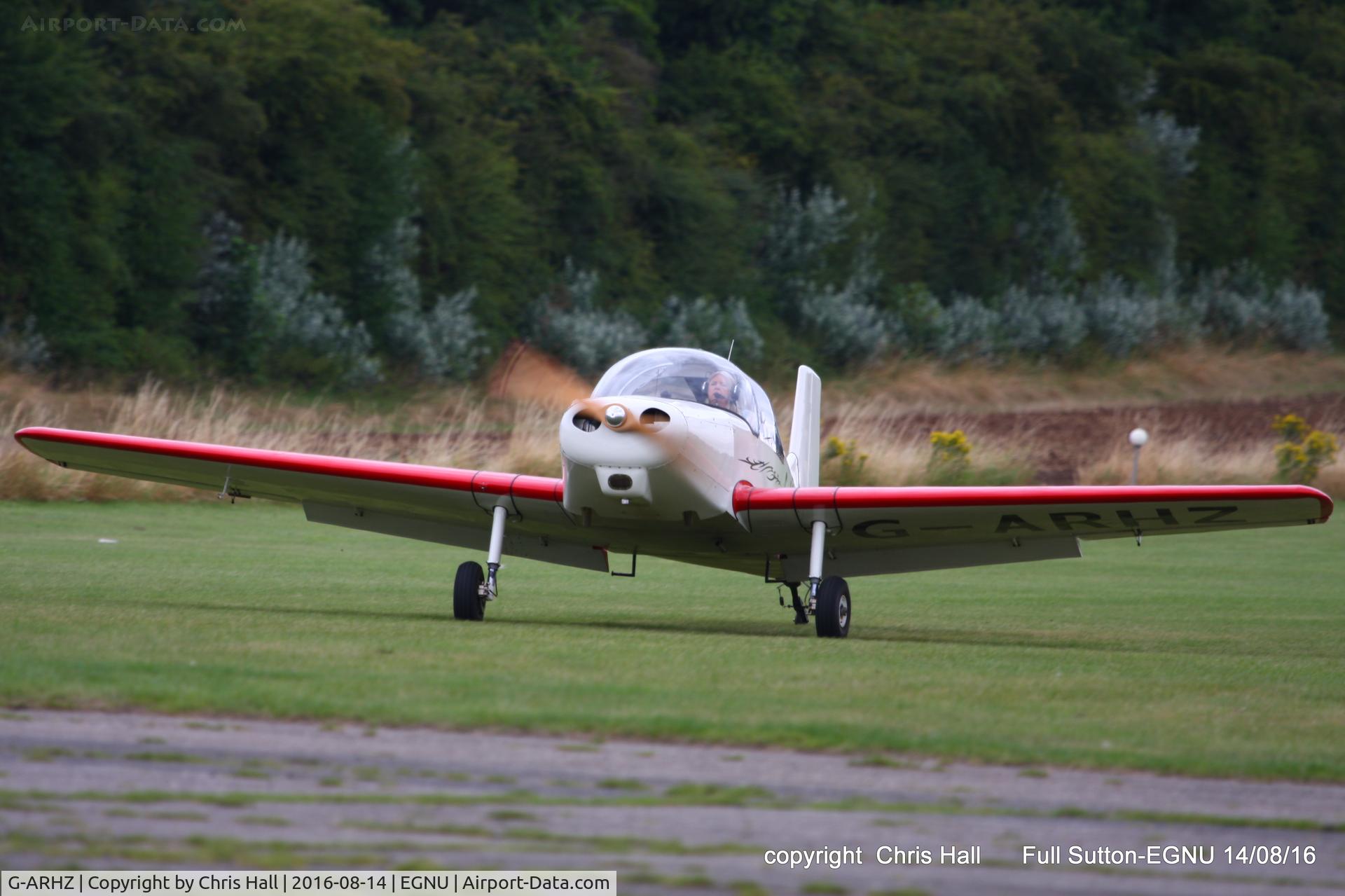 G-ARHZ, 1961 Rollason Druine D-62 Condor C/N PFA 247, at the LAA Vale of York Strut fly-in, Full Sutton