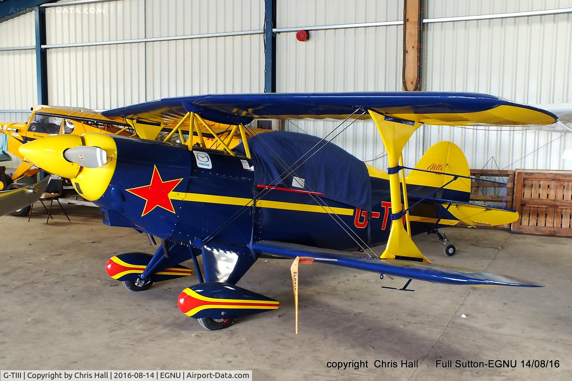G-TIII, 1979 Aerotek Pitts S-2A Special C/N 2196, at the LAA Vale of York Strut fly-in, Full Sutton