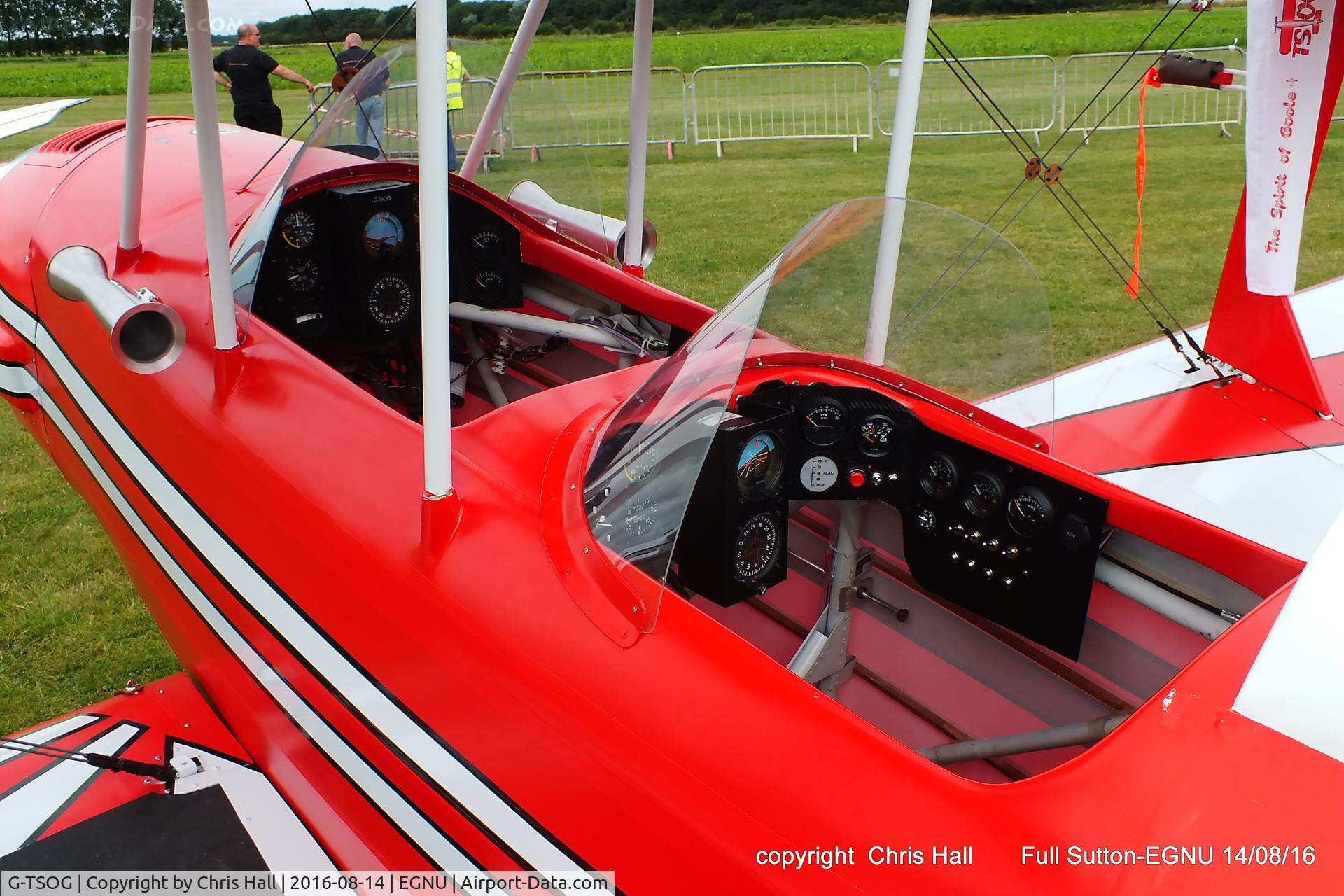 G-TSOG, 2014 TLAC Sherwood Ranger ST C/N LAA 237A-15239, at the LAA Vale of York Strut fly-in, Full Sutton