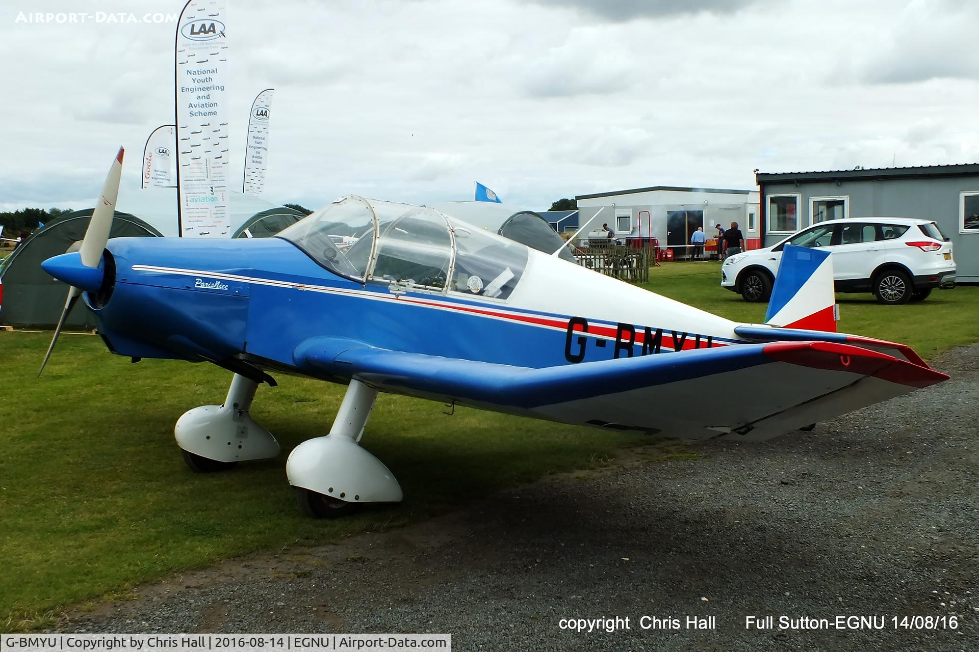 G-BMYU, 1965 Wassmer (Jodel) D-120 Paris-Nice C/N 289, at the LAA Vale of York Strut fly-in, Full Sutton