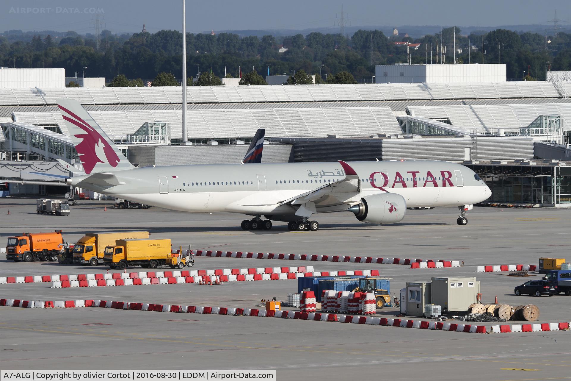 A7-ALG, 2015 Airbus A350-941 C/N 013, Munich airport