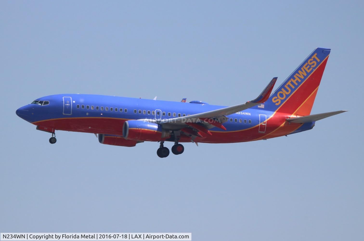 N234WN, 2006 Boeing 737-7H4 C/N 32502, Southwest